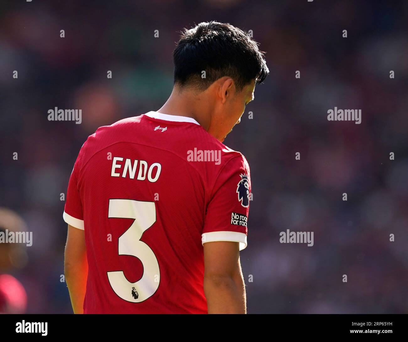 Liverpool, UK. 3rd Sep, 2023. Wataru Endo of Liverpool during the
