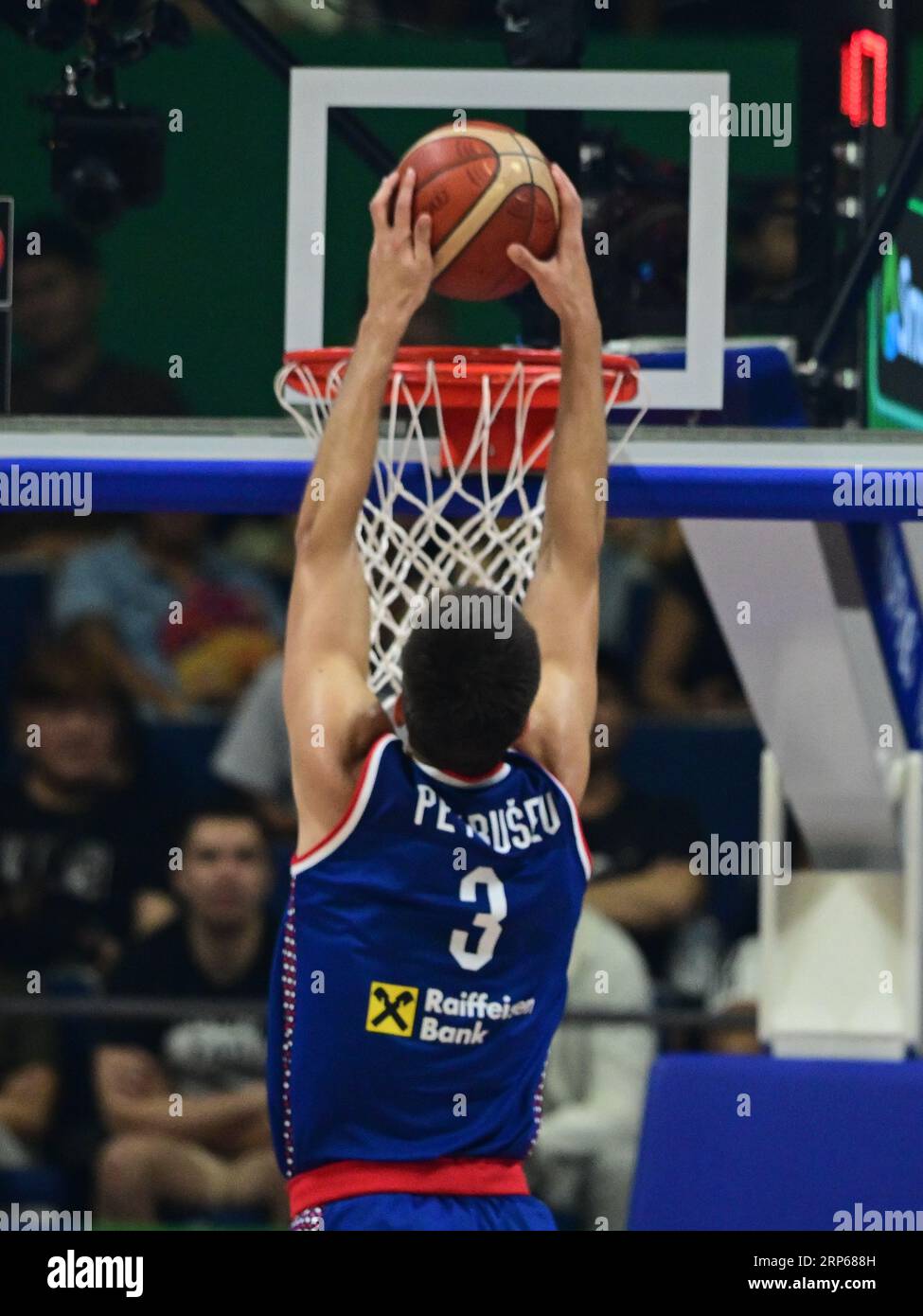 Quezon City, Philippines. 03rd Sep, 2023. Karl-Anthony Towns of Dominican  Republic basketball team is seen in action during the FIBA Men's Basketball  World Cup 2023 match between Dominican Republic and Serbia held