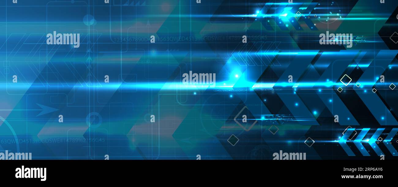 Technology abstract futuristic science background for internet business ...