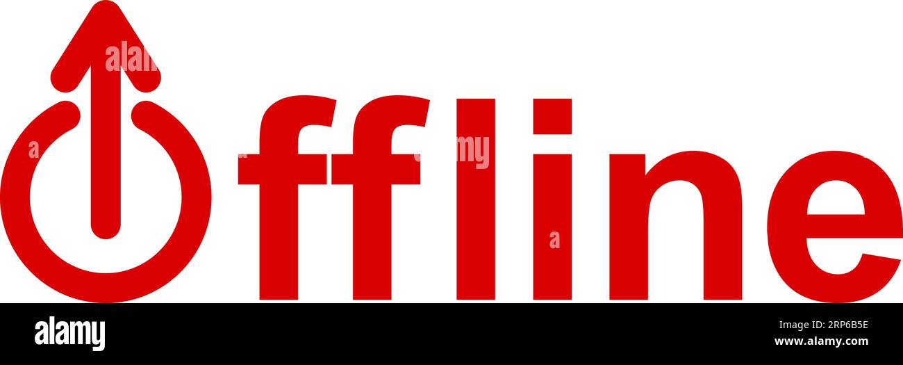 Icon sign service online offline, on, off vector symbol Stock Vector ...