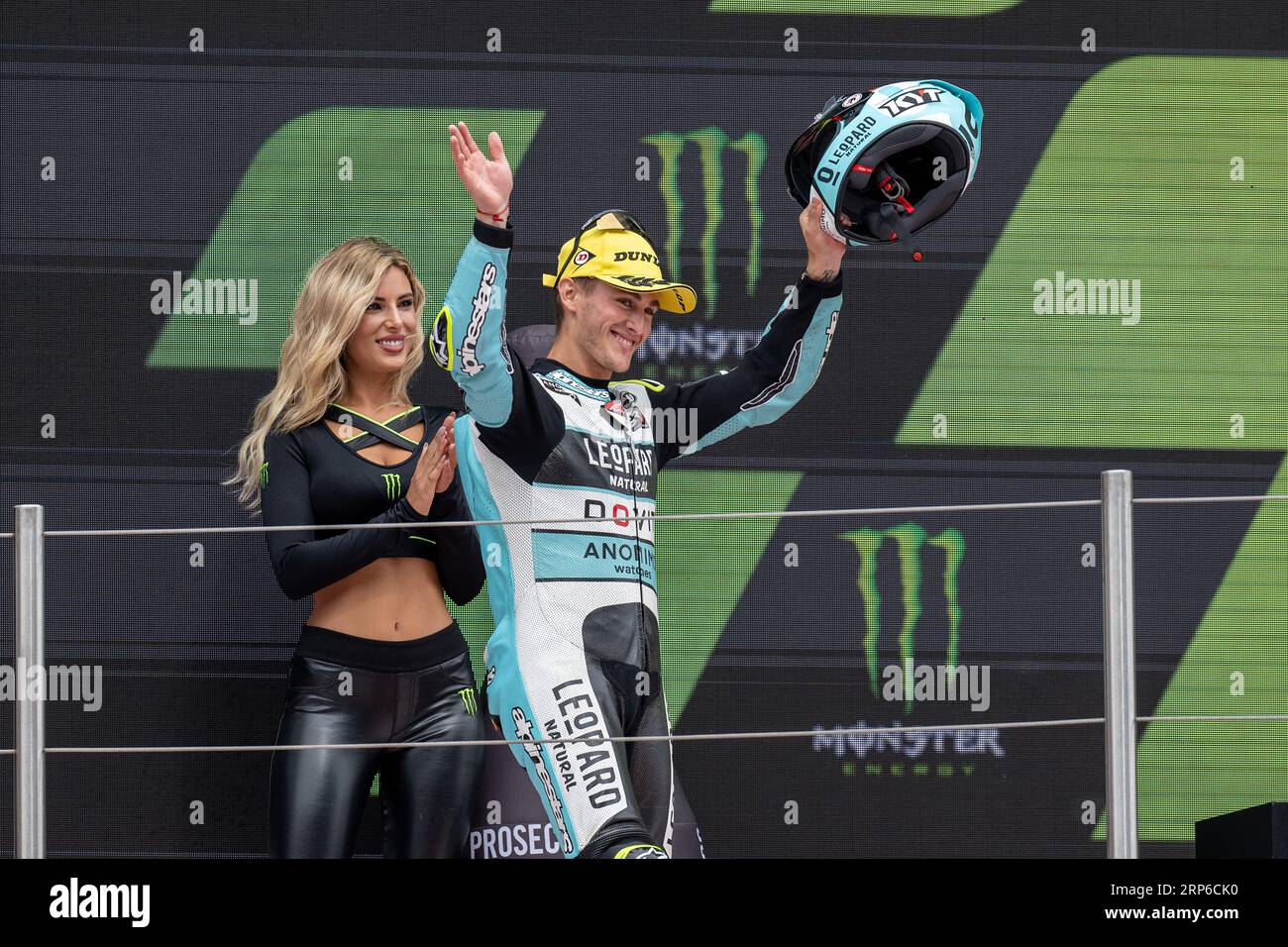 Barcelona, Spain. 3rd Sep, 2023. Race day.Moto 3 Jaume Masia (5) of ...