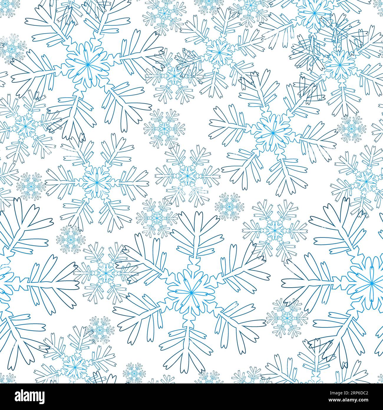 Seamless background of snowflakes. Vector illustration Stock Vector ...