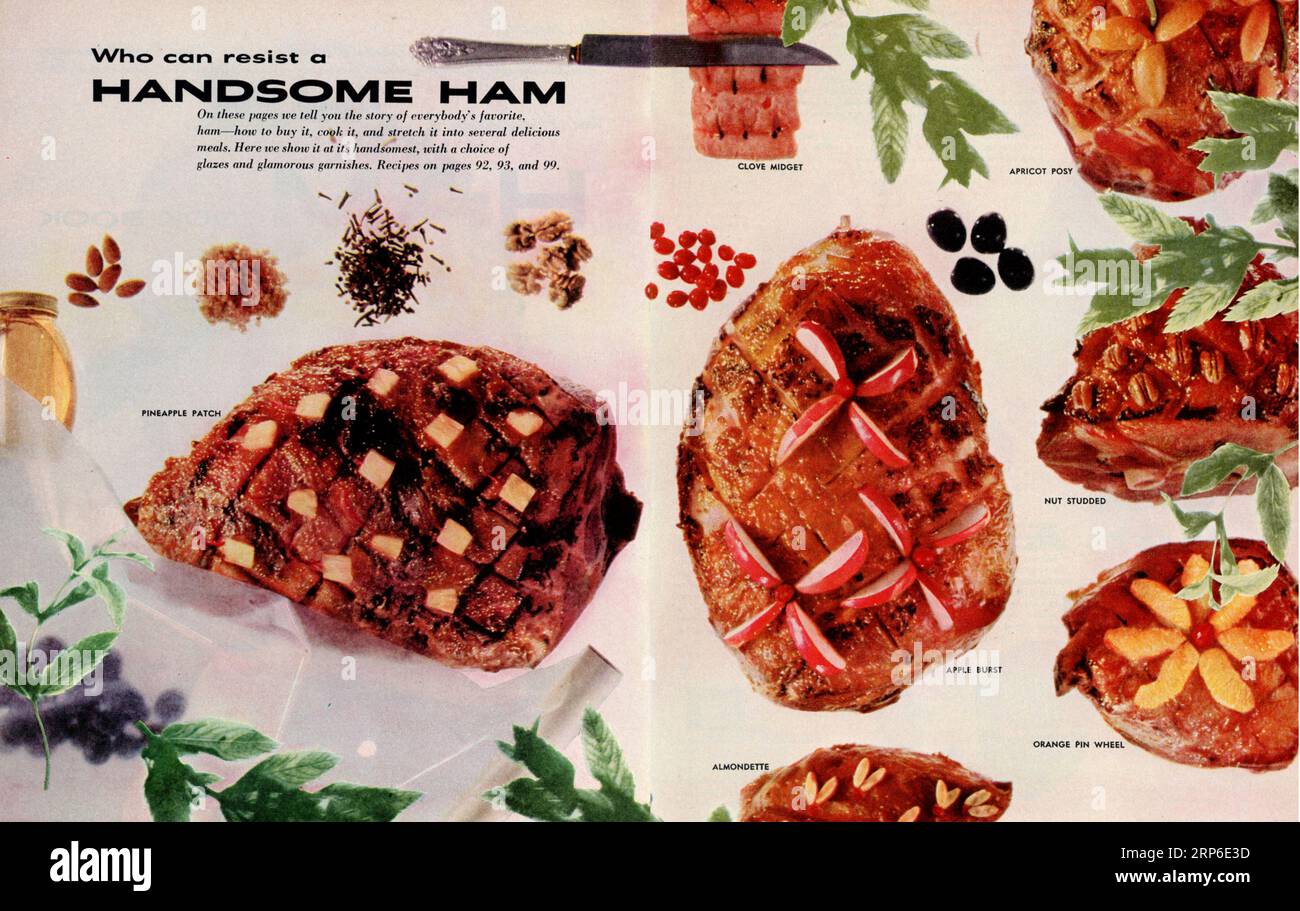 Vintage "Good Housekeeping" September 1953 issue Advert, USA Stock Photo