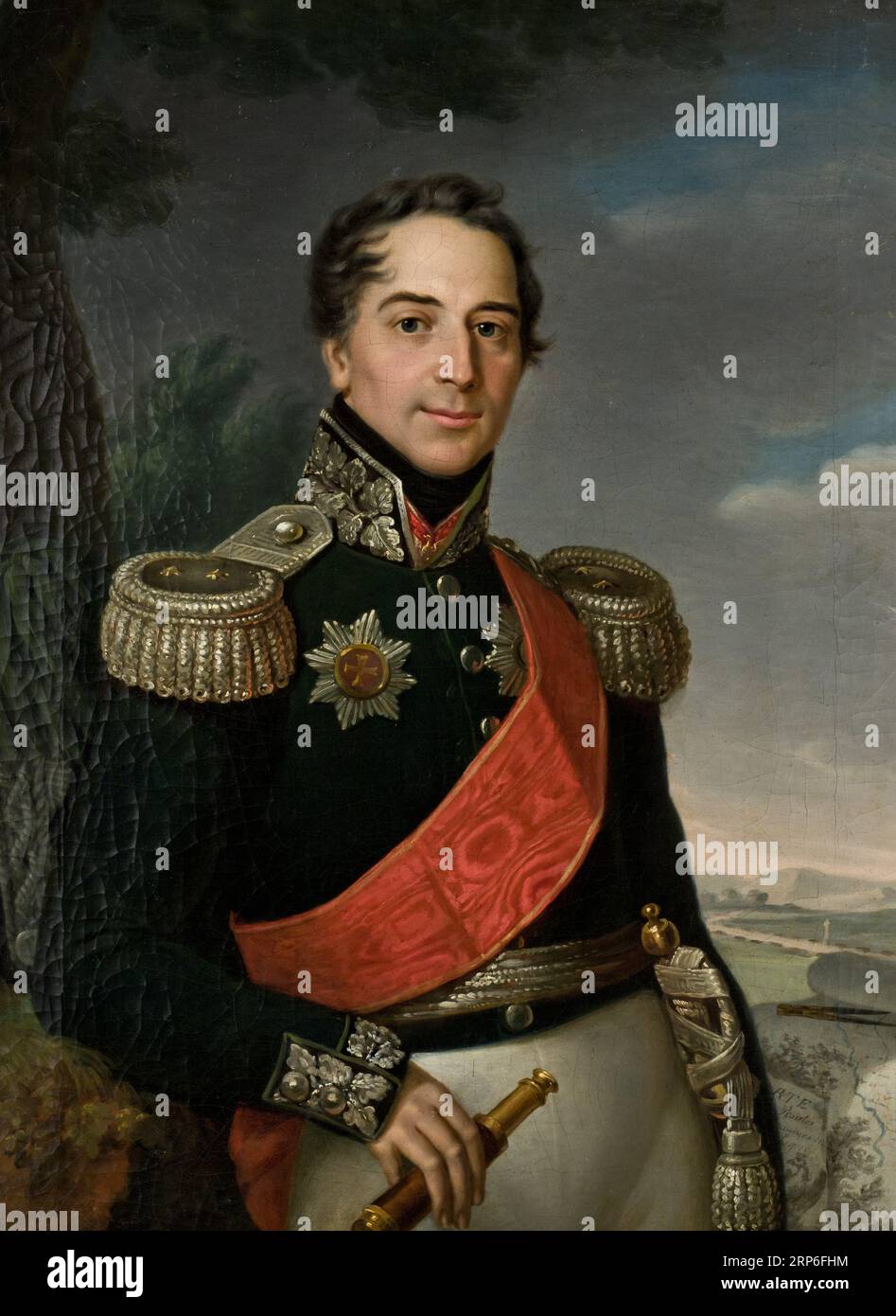 Portrait of Franciszek Ksawery Christiani 1822 by Joseph Sonntag Stock Photo