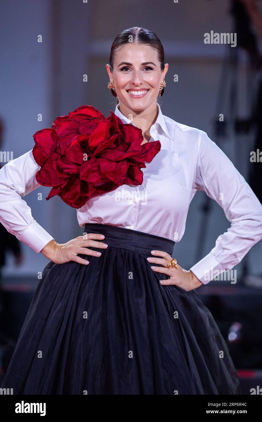 Venice, Italy. 03rd Sep, 2023. Diana Del Bufalo attending a red carpet for the Filming Italy Best Movie Award 2023 as part of the 80th Venice Film Festival (Mostra) in Venice, Italy on September 03, 2023. Photo by Aurore Marechal/ABACAPRESS.COM Credit: Abaca Press/Alamy Live News Stock Photo