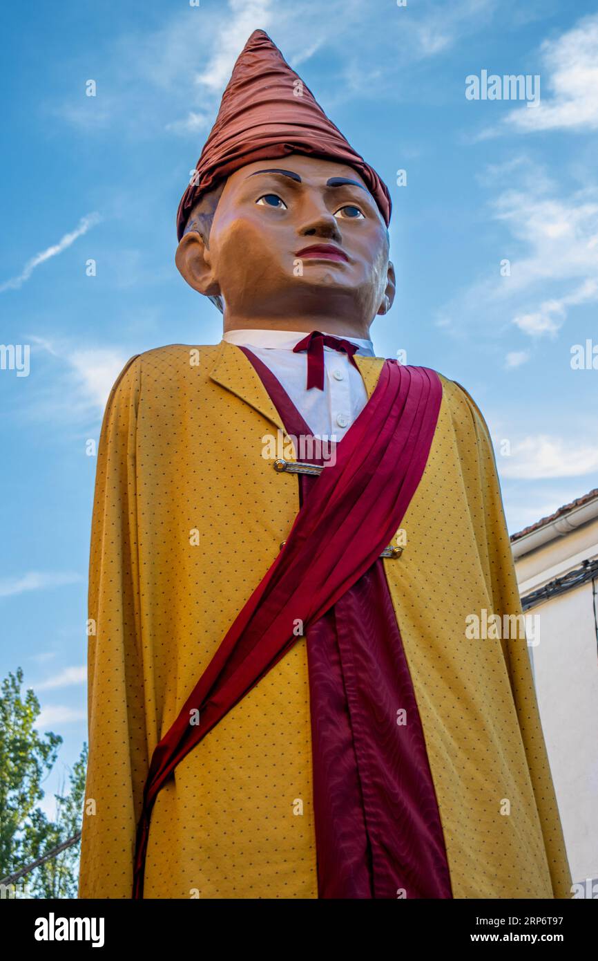 Gigante en un desfile en Corrales del vino, Zamora, España Stock Photo