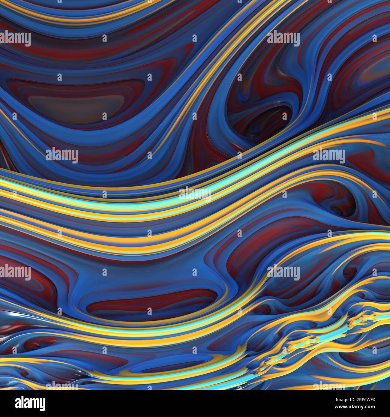 3d rendering abstract white waves hi-res stock photography and images ...