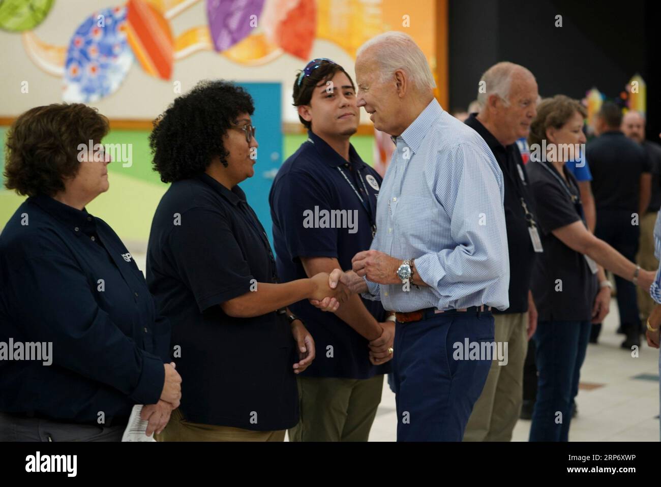 Live oak united states 02nd sep 2023 u s president joe biden greets