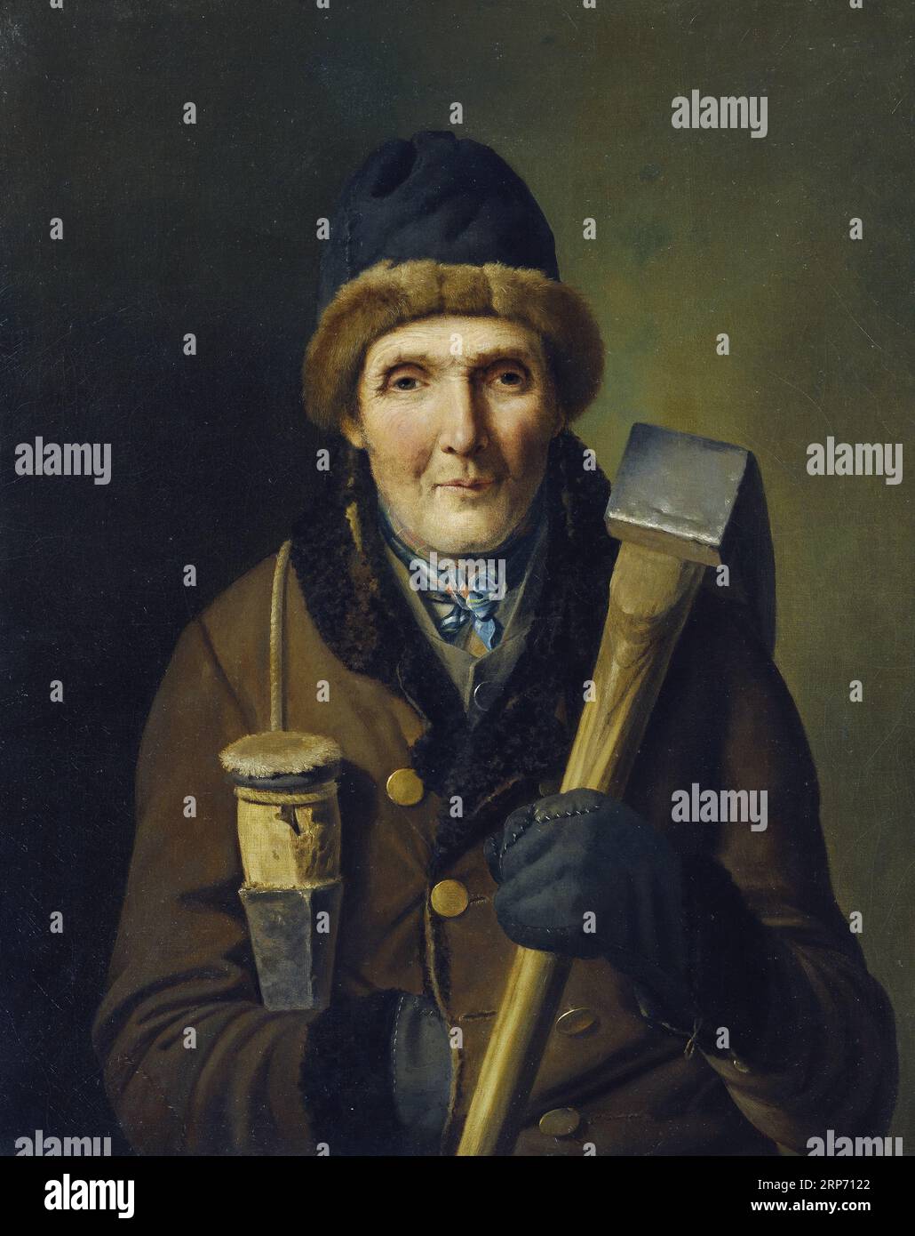 Der Holzfäller by Eduard Ritter circa 1840 by Eduard Ritter Stock Photo
