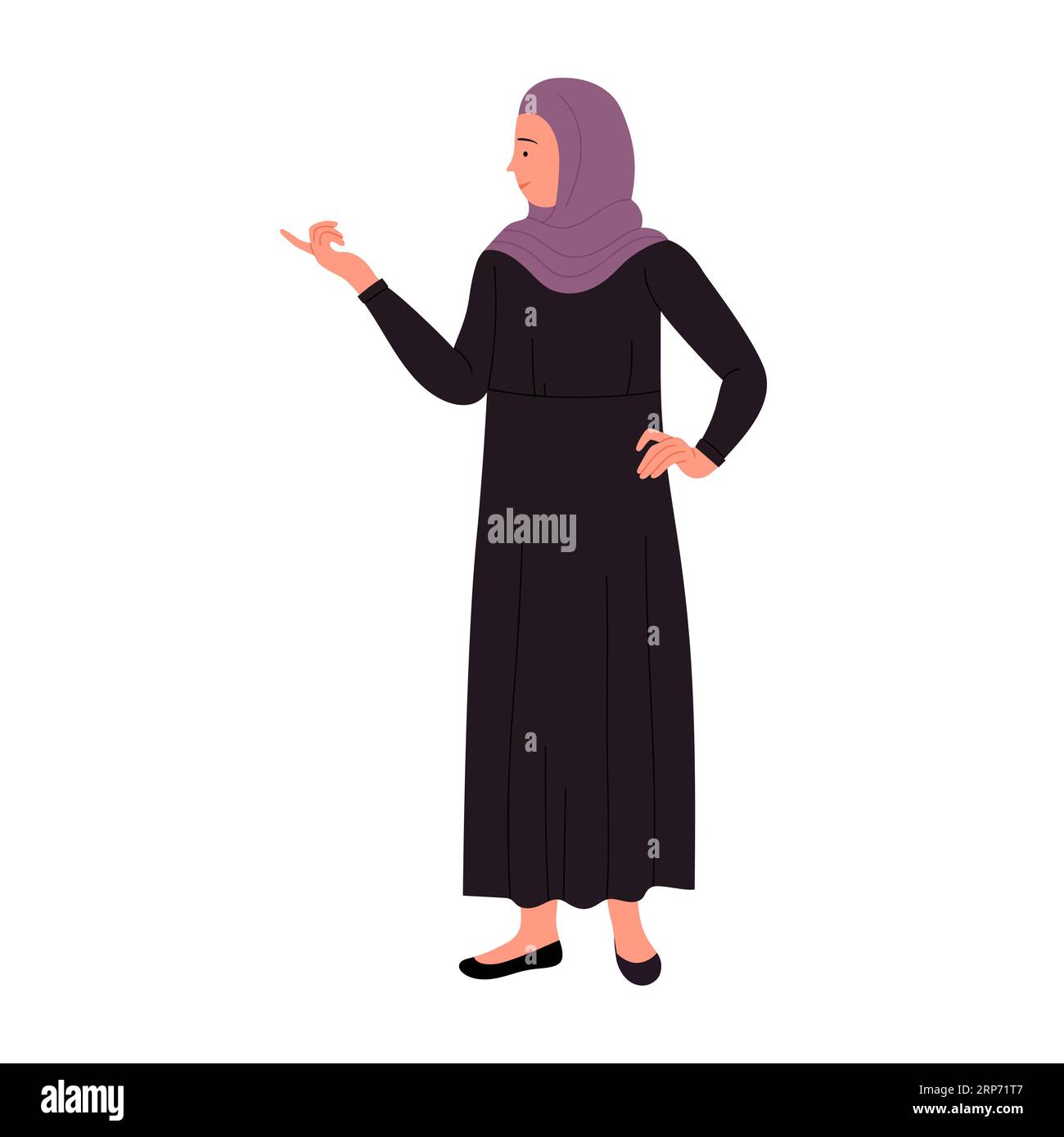 Woman with abaya Stock Vector Images - Page 3 - Alamy