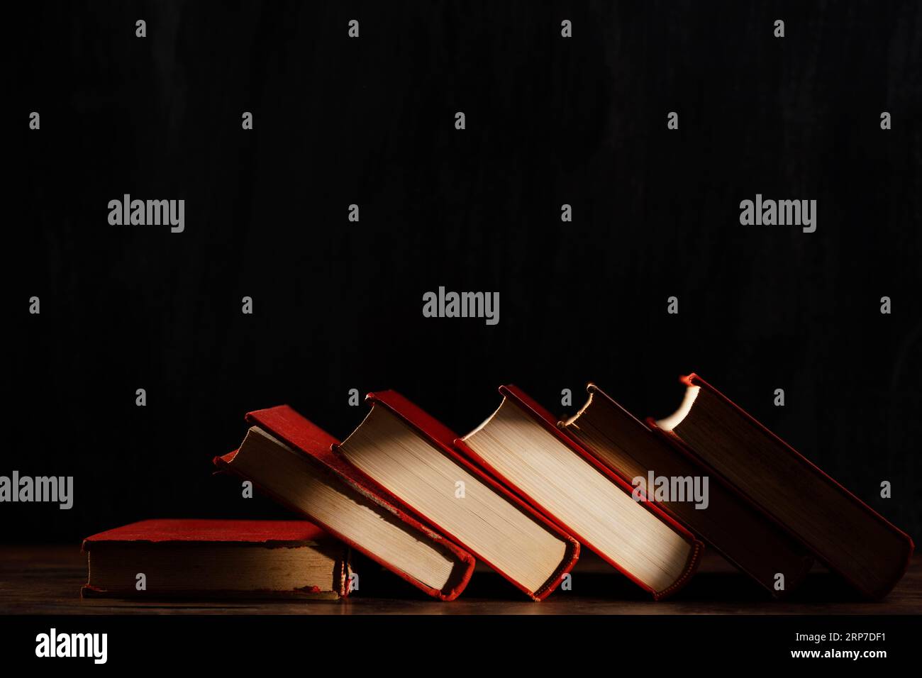 Assorted Book Background Books assortment with dark background Stock Photo - Alamy