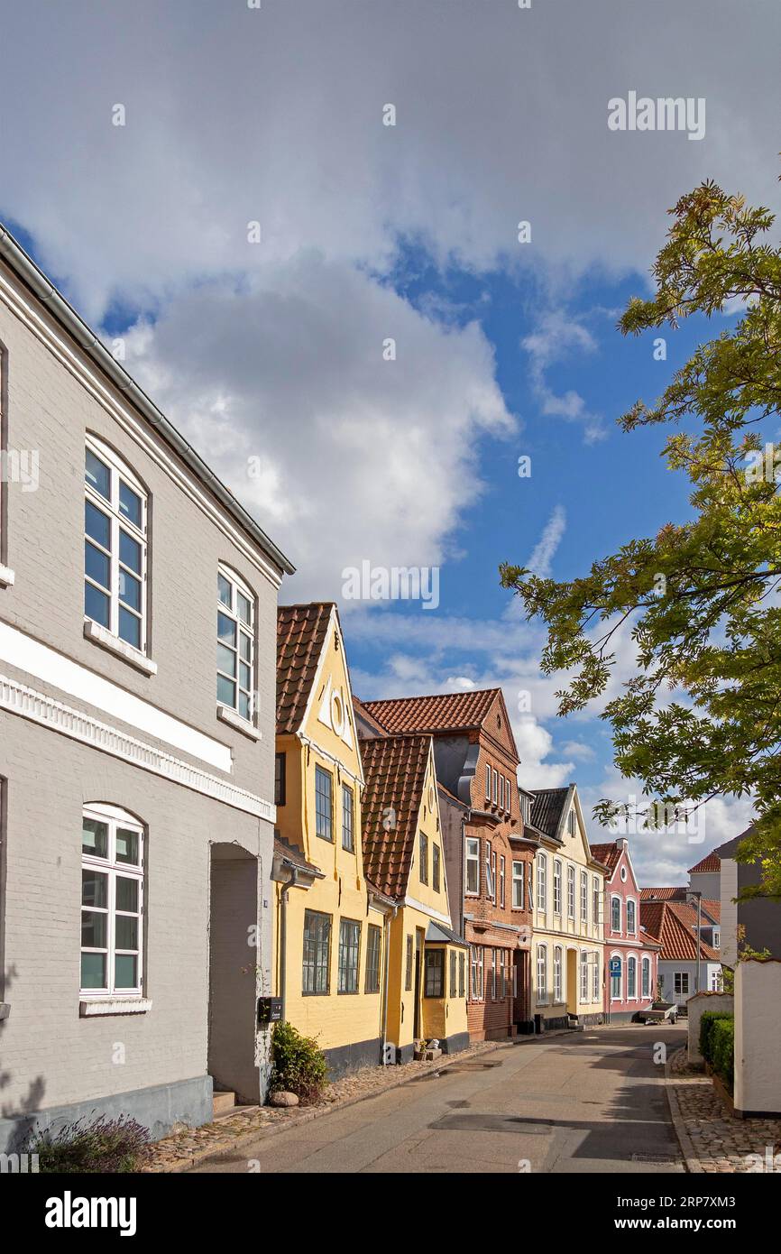 Houses, Alley, Syddanmark, Denmark Stock Photo Alamy
