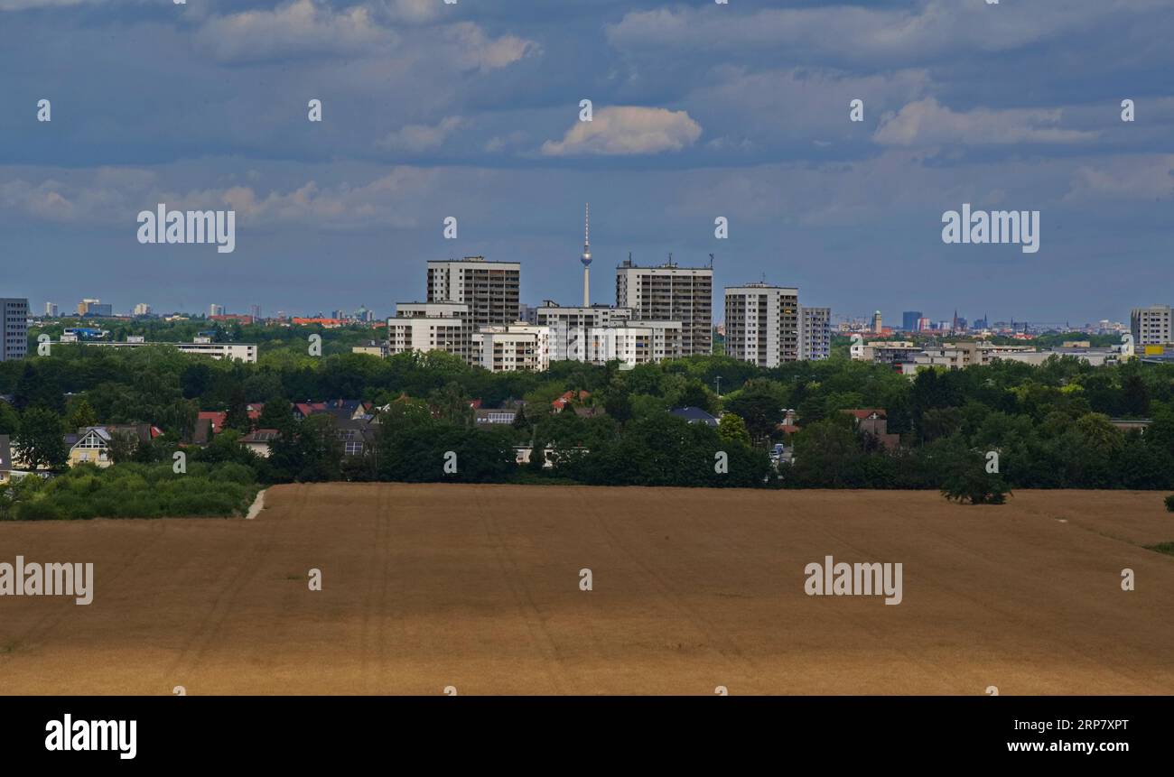View from the former landfill site near Grossziethen, DahmeSpreewald