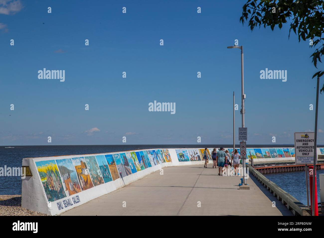 Gimli Seawall Gallery The murals on the Gimli pier have been telling the story of the town and