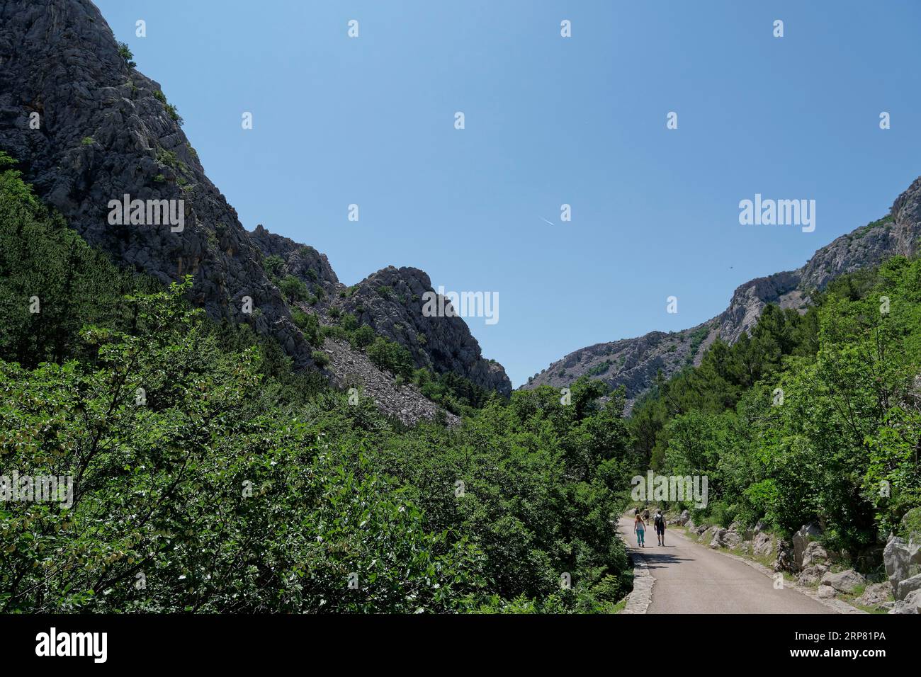 Paklenica National Park in the Velebit limestone mountains in northern Dalmatia. Paklenica Starigrad, Dalmatia, Croatia, Southeast Europe Stock Photo
