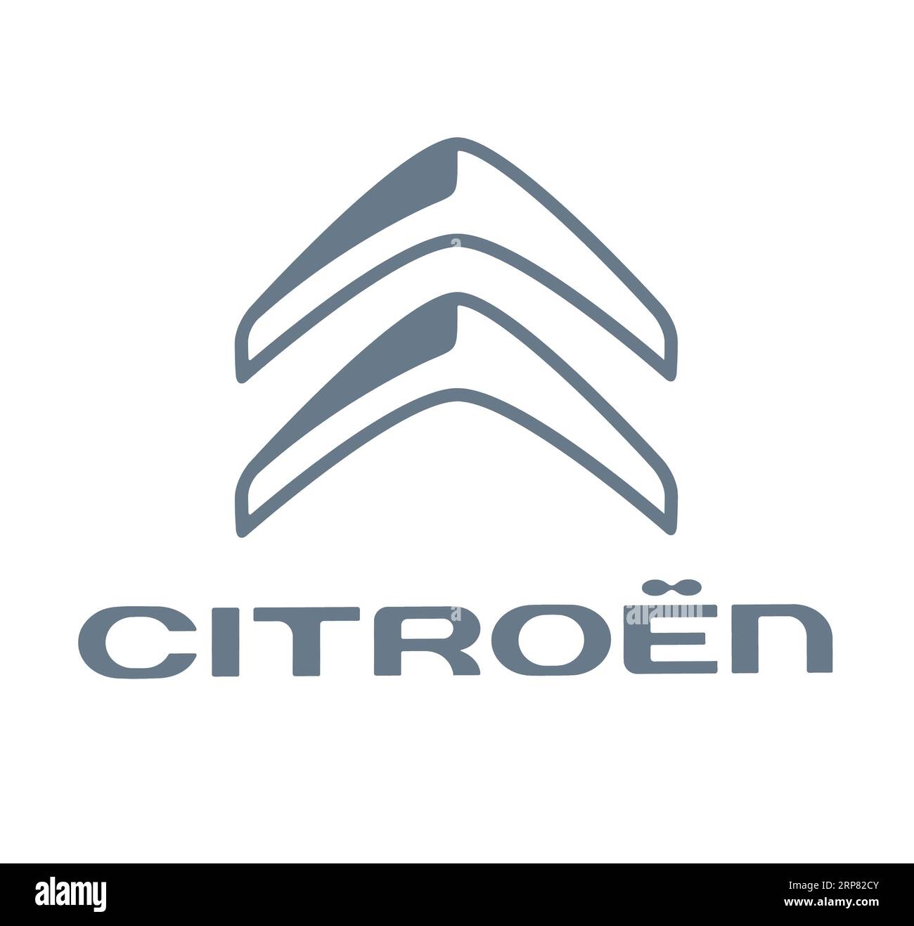 Logo of the car brand Citroen, car, motor vehicle, cutout on white