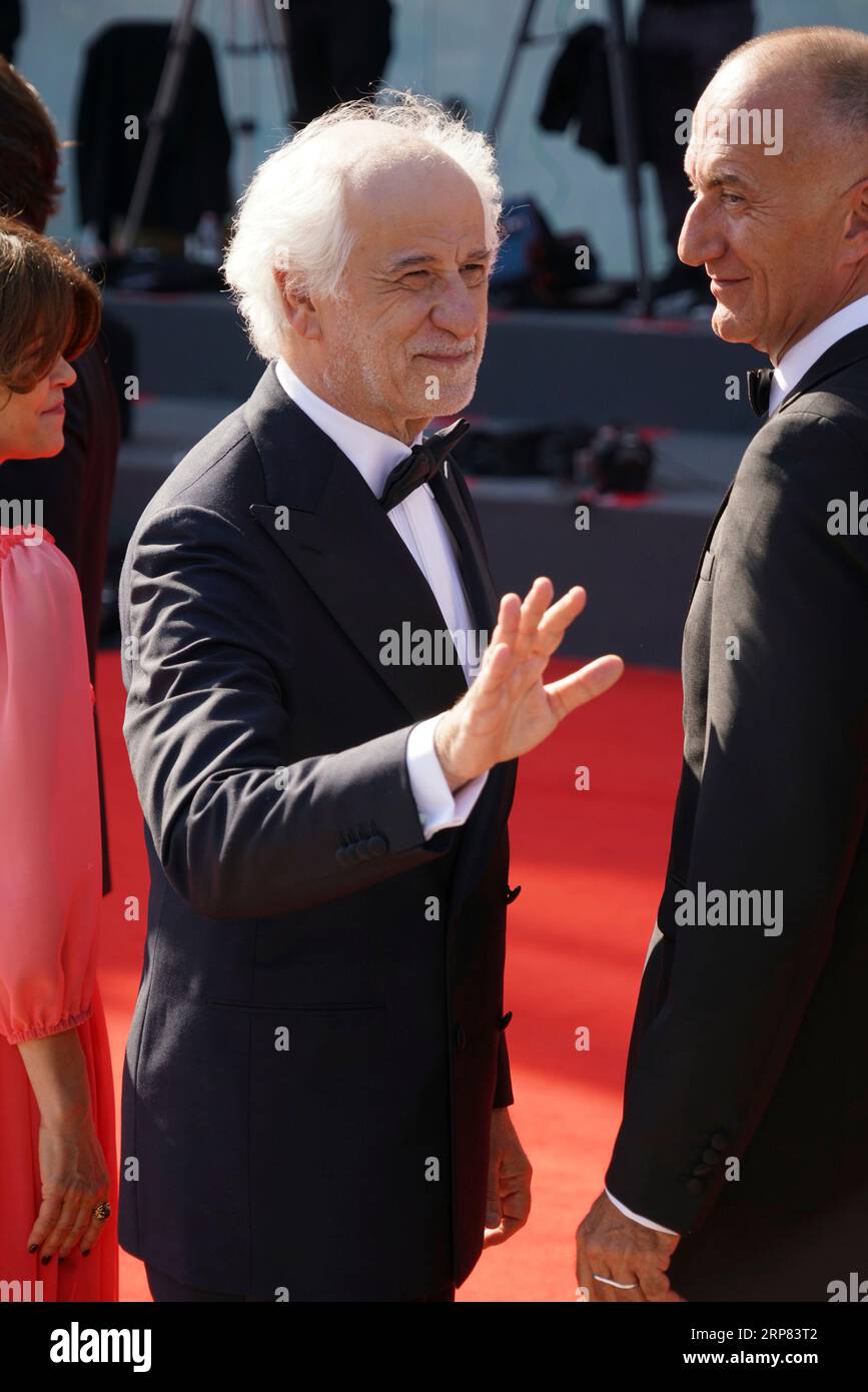 Venice, Italy. 2nd Sep, 2023. Toni Servillo attends the red carpet for the film ''Adagio'' at 80th Venice International Film Festival. on September 02, 2023 in Venice, Italy. (Credit Image: © Author/eyepix via ZUMA Press Wire) EDITORIAL USAGE ONLY! Not for Commercial USAGE! Stock Photo