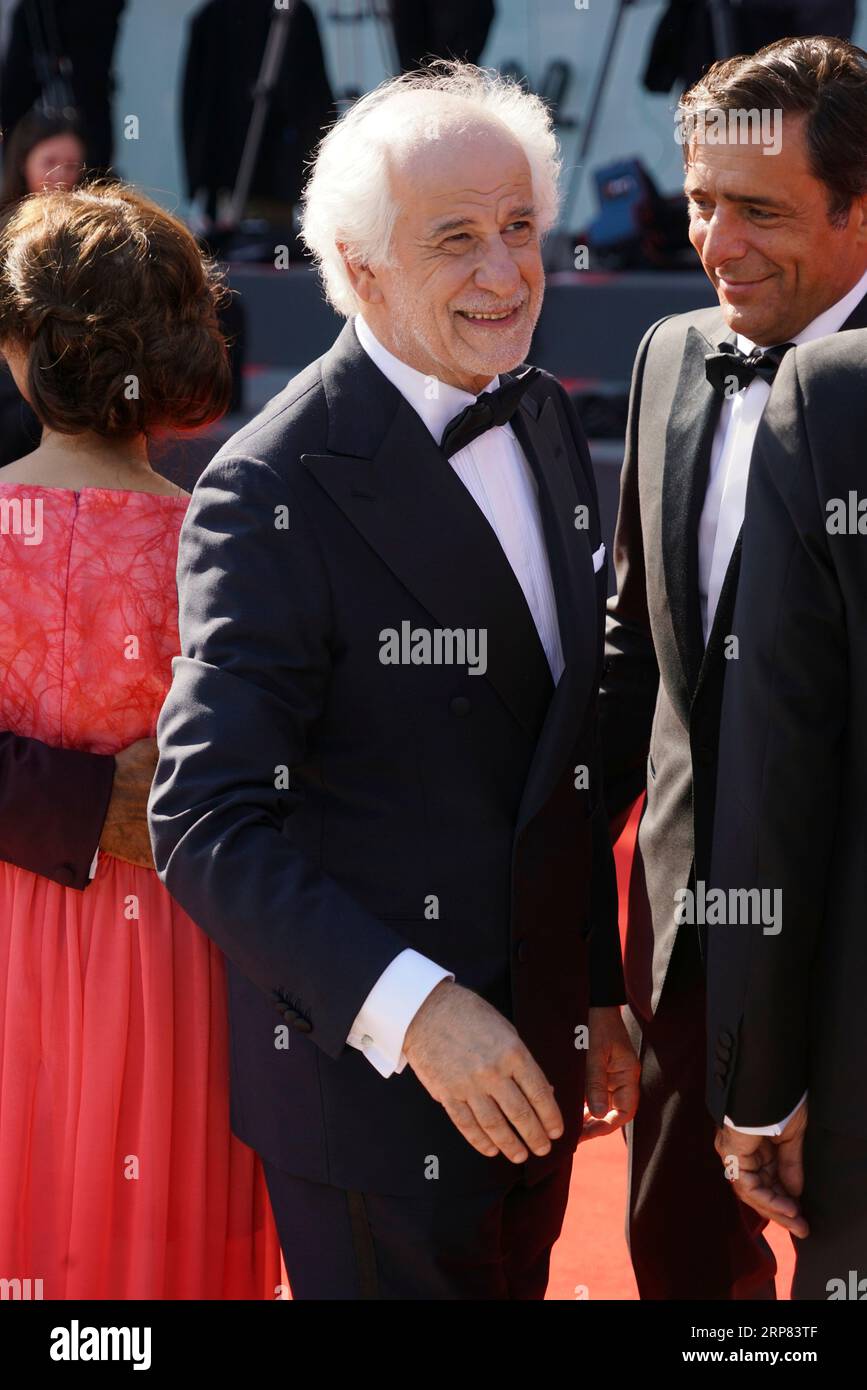 Venice, Italy. 2nd Sep, 2023. Toni Servillo attends the red carpet for the film ''Adagio'' at 80th Venice International Film Festival. on September 02, 2023 in Venice, Italy. (Credit Image: © Author/eyepix via ZUMA Press Wire) EDITORIAL USAGE ONLY! Not for Commercial USAGE! Stock Photo