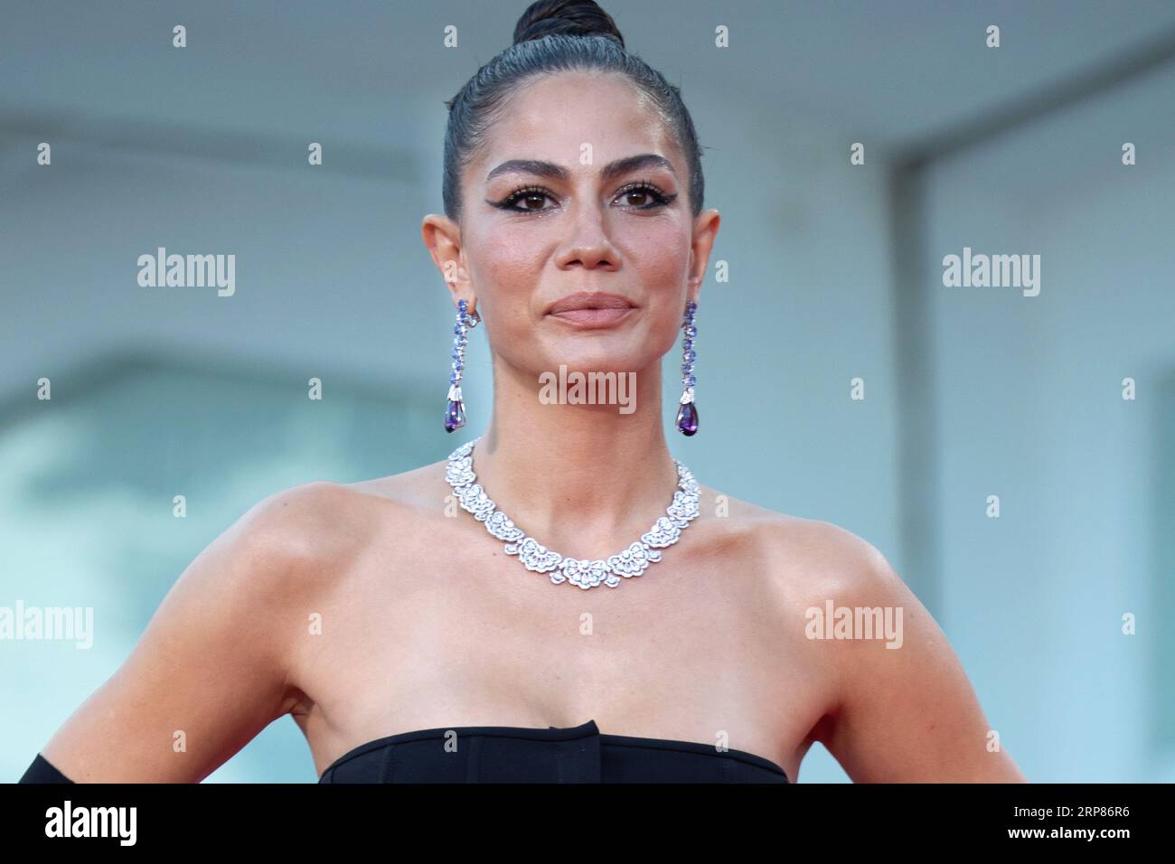 Venice, Italy. 03rd Sep, 2023. VENICE, ITALY. September 2, 2023: Demet Ozdemir at the premiere of “The Palace” at the 80th Venice International Film Festival. Picture: Kristina Afanasyeva/Featureflash Credit: Paul Smith/Alamy Live News Stock Photo