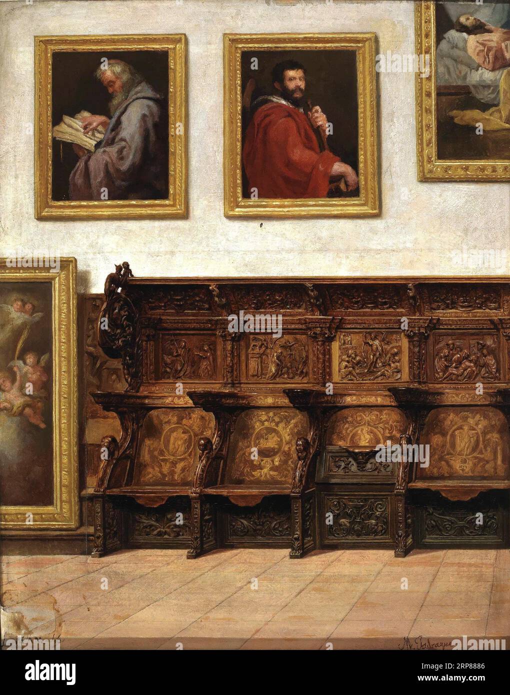 Estudio de la sillería de coro de Andrés de Nájera (Museo de Valladolid