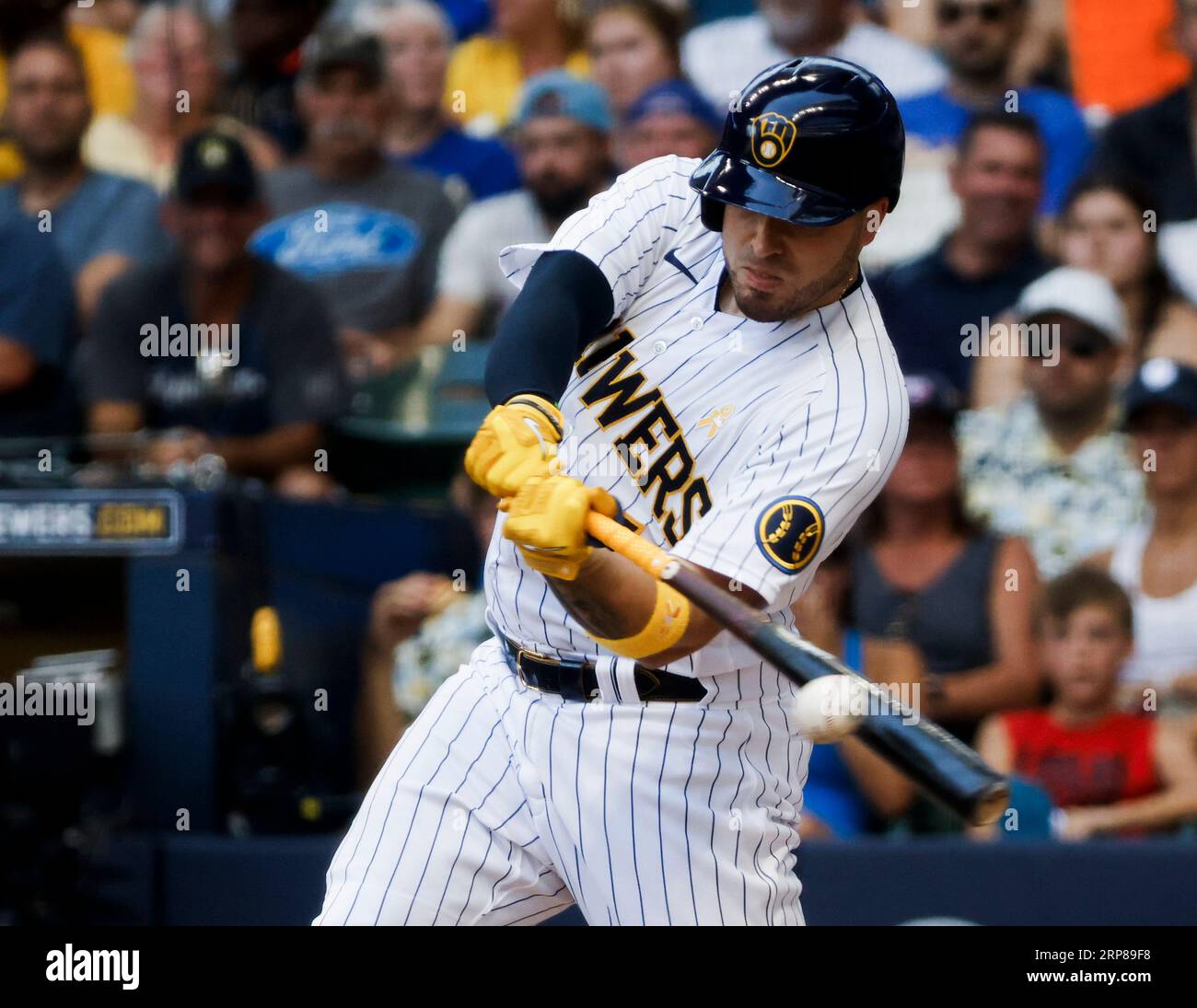 Milwaukee, United States. 03rd Sep, 2023. Milwaukee Brewers catcher