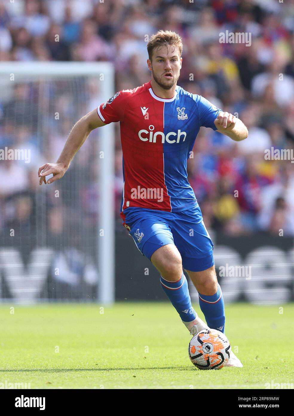 London, UK. 3rd Sep, 2023. Joachim Andersen of Crystal Palace during the Premier League match at Selhurst Park, London. Picture credit should read: Paul Terry/Sportimage Credit: Sportimage Ltd/Alamy Live News Stock Photo