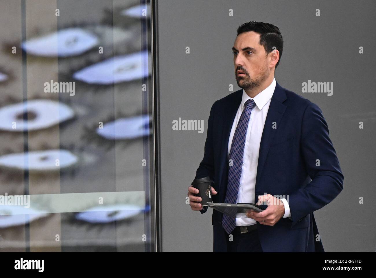 Brisbane, Australia. 04th Sep, 2023. Alexander Ralston Jones arrives at ...