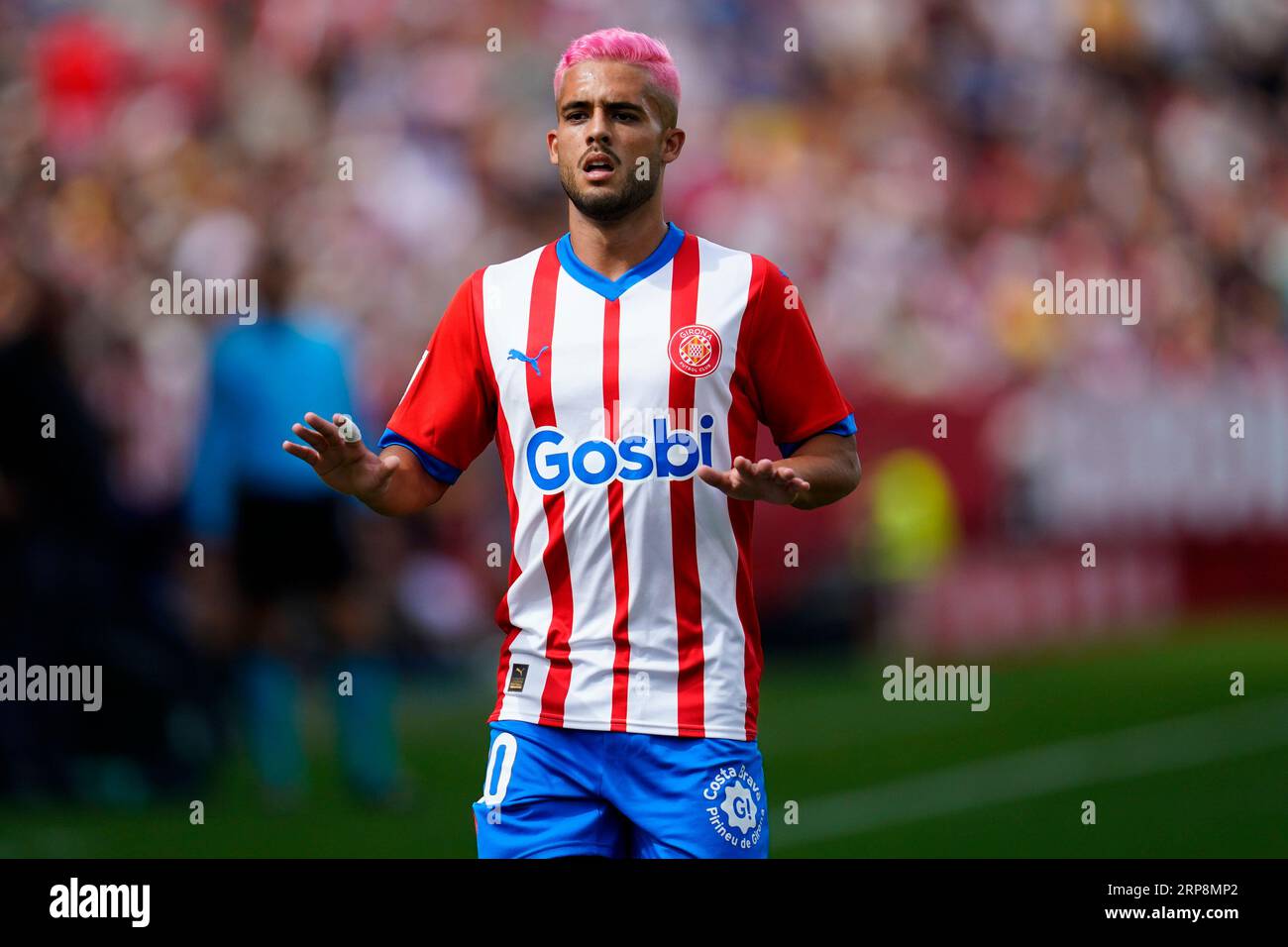 Girona, Spain. 03rd Sep, 2023. Yan Couto of Girona FC during the La Liga EA Sports match between Girona FC and UD Las Palmas played at Montilivi Stadium on September 3, 2023 in Girona, Spain. (Photo by Sergio Ruiz/PRESSINPHOTO) Credit: PRESSINPHOTO SPORTS AGENCY/Alamy Live News Stock Photo