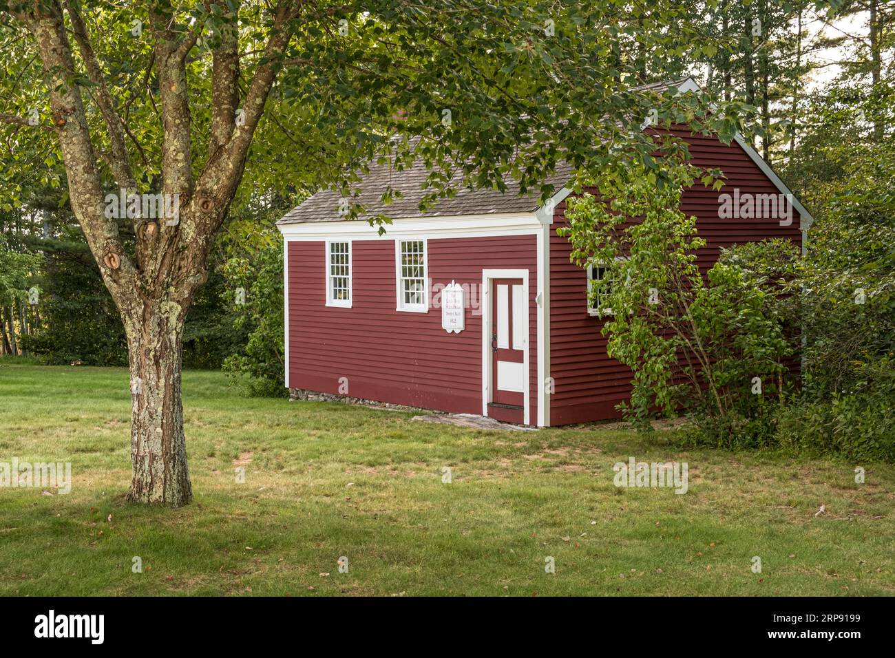 The Little Red Schoolhouse in Jaffrey Center, NH Stock Photo Alamy