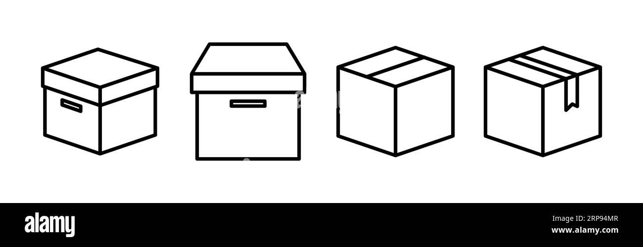 Box icon vector. Box sign. delivery package. parcel box Stock Vector ...