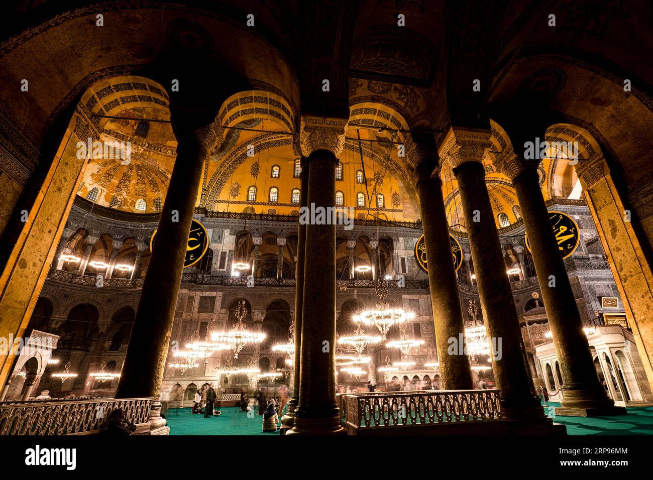 Hagia Sophia Mosque, a former Greek Orthodox church called the Church of the Holy Wisdom. Istanbul, Turkey Stock Photo