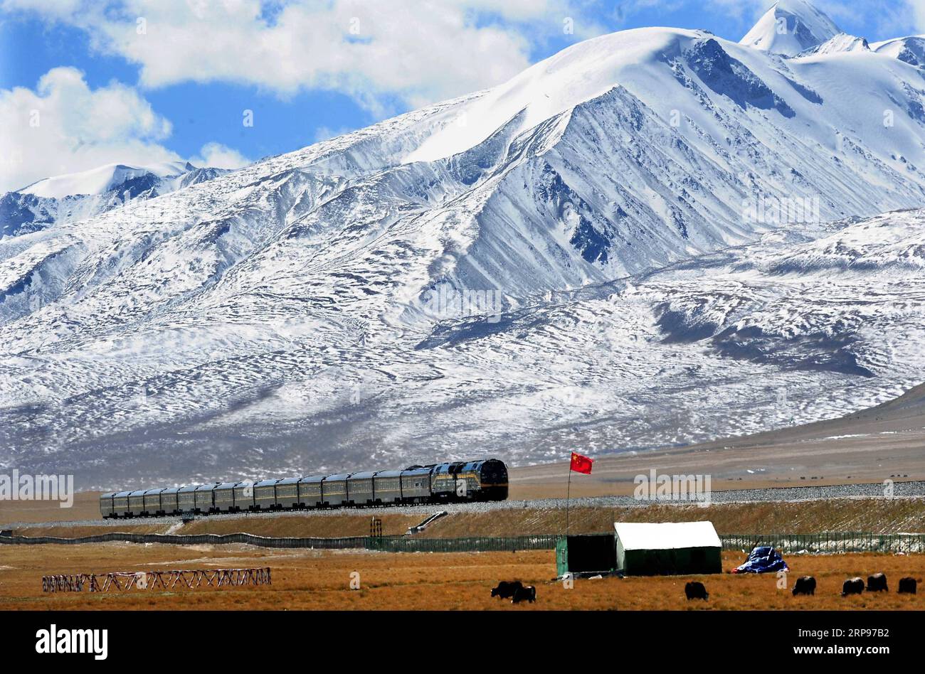 Qinghai tibet train beijing china hi-res stock photography and