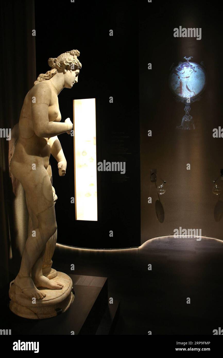 Venus Kallipygos, Venus Callipyge, Aphrodite Kallipygos, ancient Roman  marble statue, thought to be a copy of an older Greek original, National  Stock Photo - Alamy
