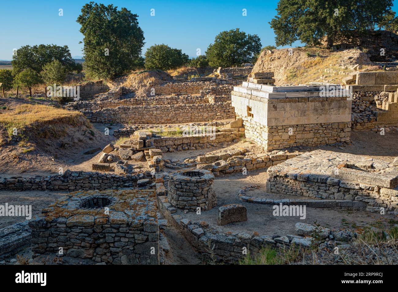 Ancient City of Troy. Circa 85 B.C.-500 A.D. Tevfikiye, Turkey Stock