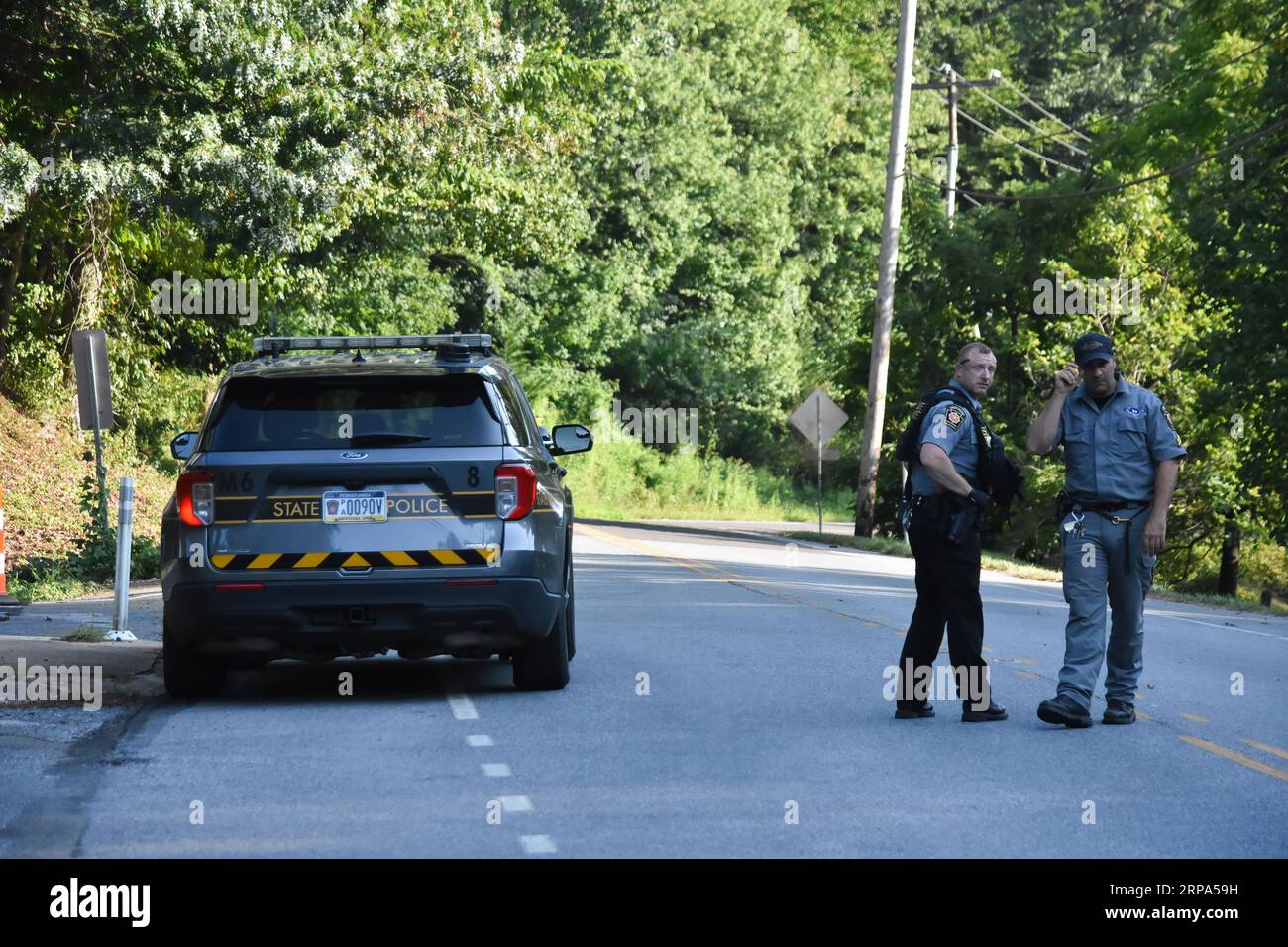 West Chester, United States. 03rd Sep, 2023. Police Close Roads And ...