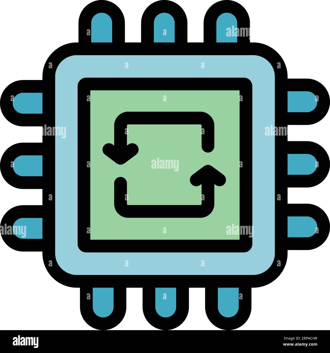 Plastic waste processor Stock Vector Images - Alamy
