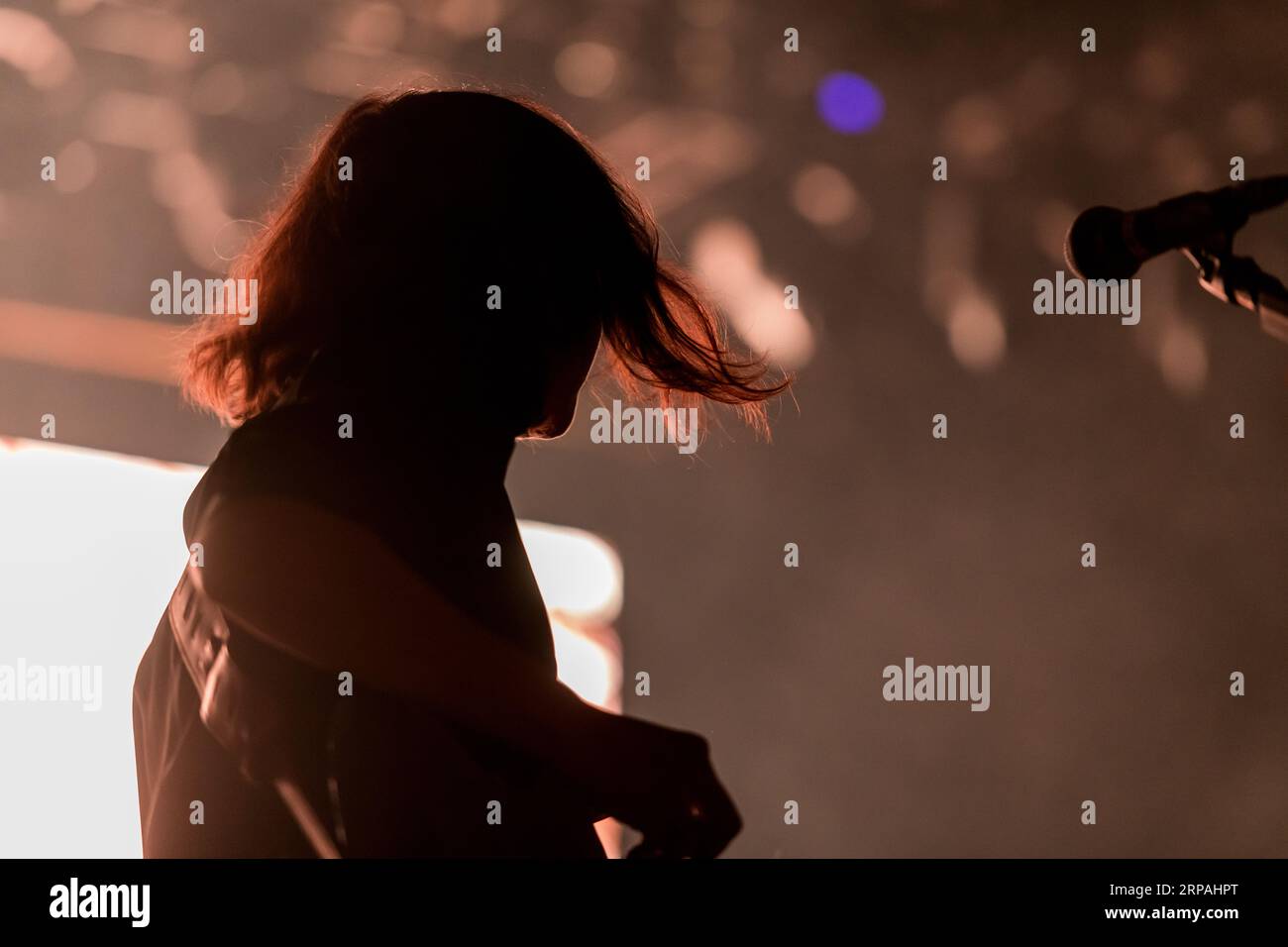 Seattle, USA. 2 Sep, 2023. The Olympia band Sleater Kinney performing at the Fountain Stage