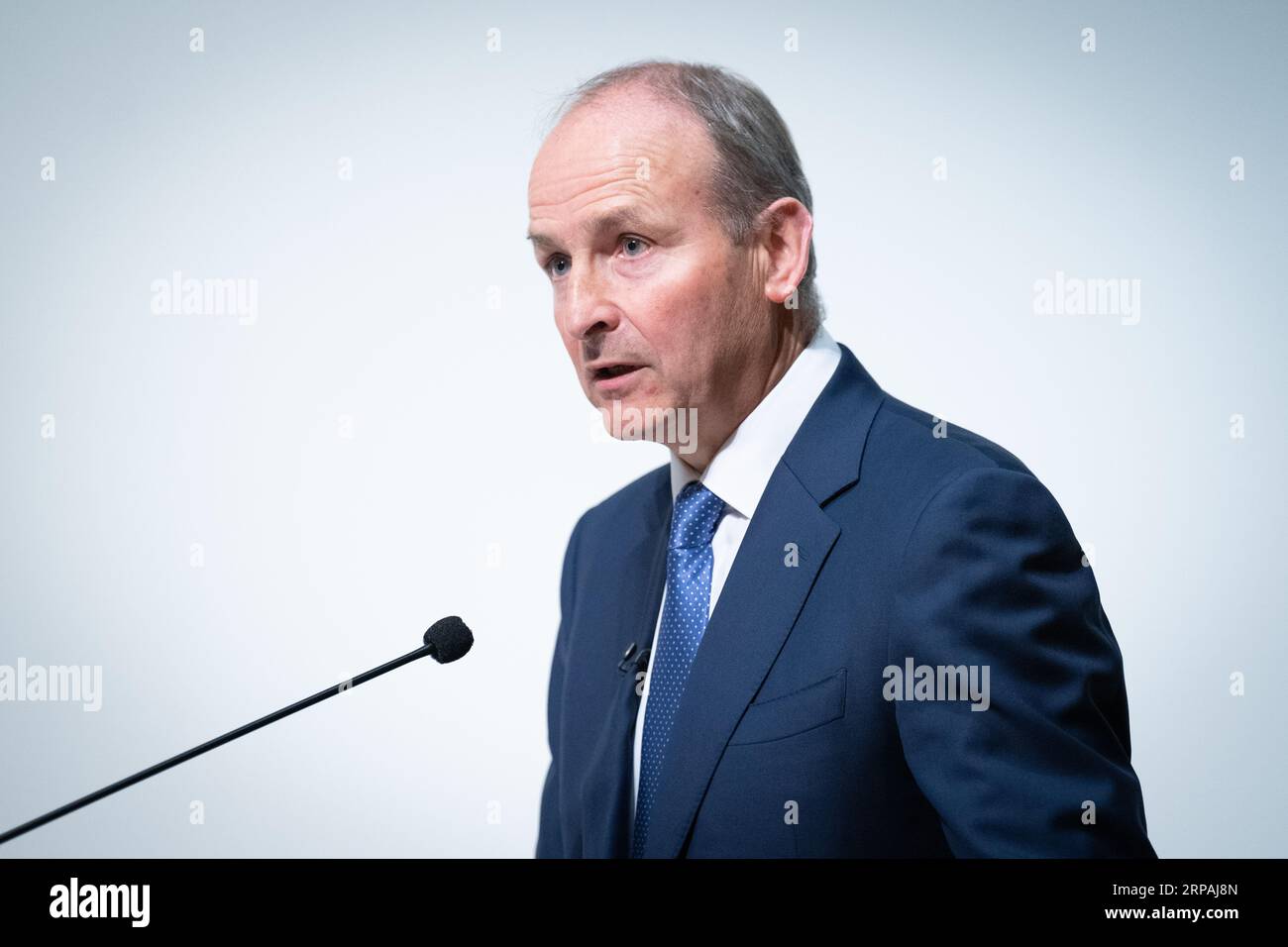 File photo dated 01/09/23 of Tanaiste Micheal Martin, who will hold a series of political meetings during a visit to the Middle East this week. Issue date: Monday September 4, 2023. Stock Photo