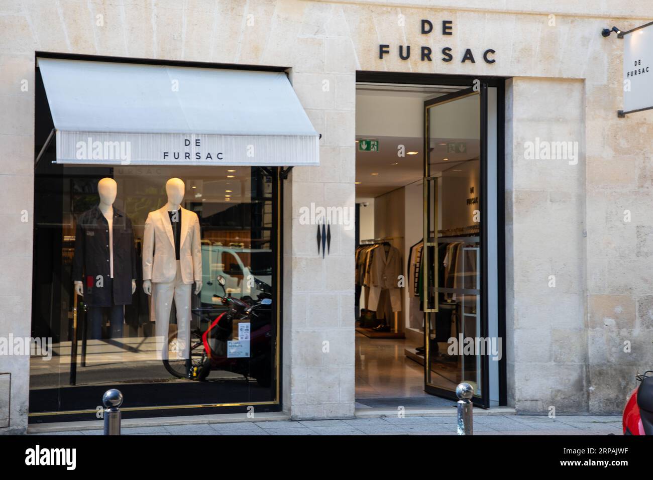 lyon , France - 08 30 2023 : de fursac facade shop logo brand and text ...