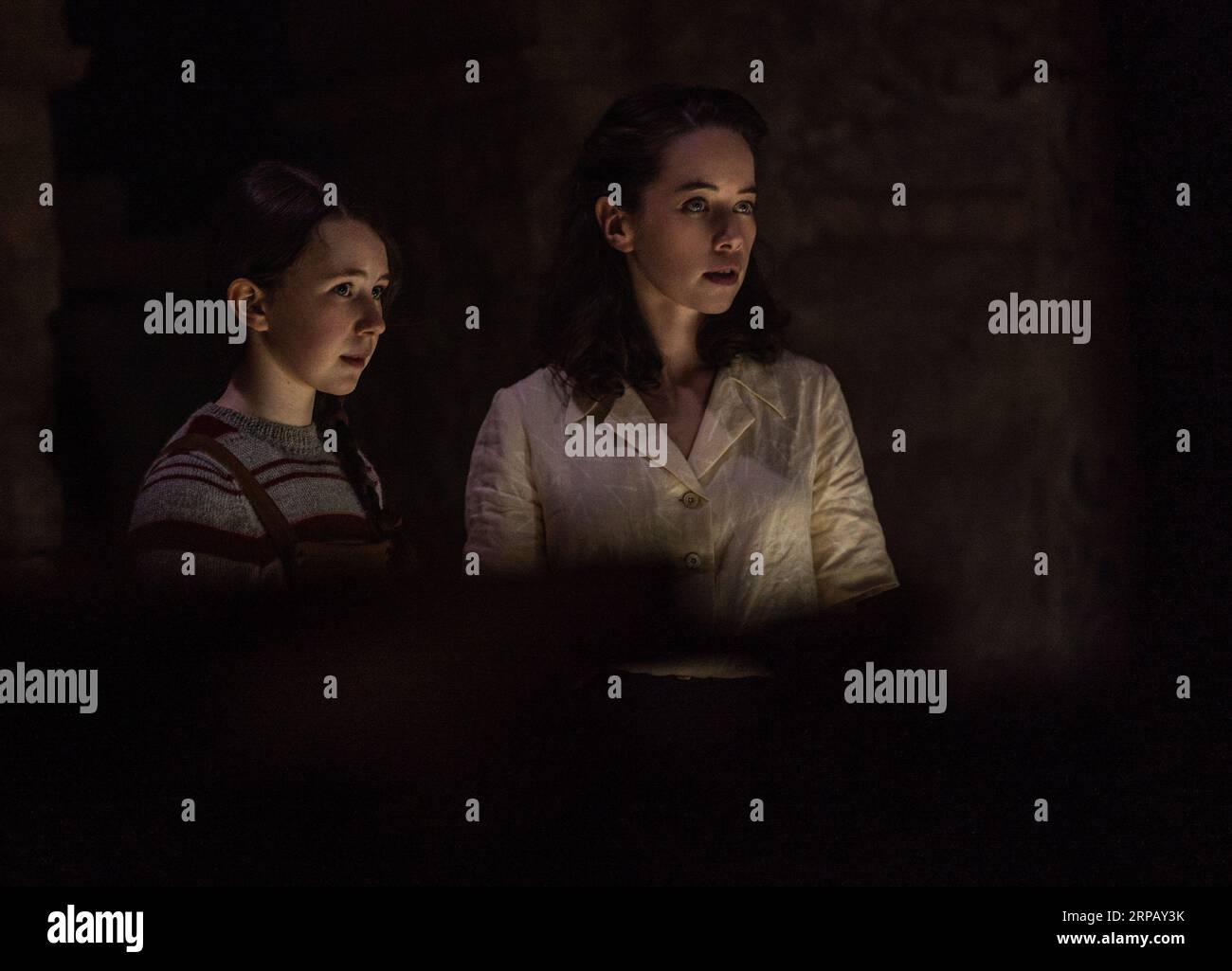 Undated film still from The Nun II. Pictured: Katelyn Rose Downey as ...