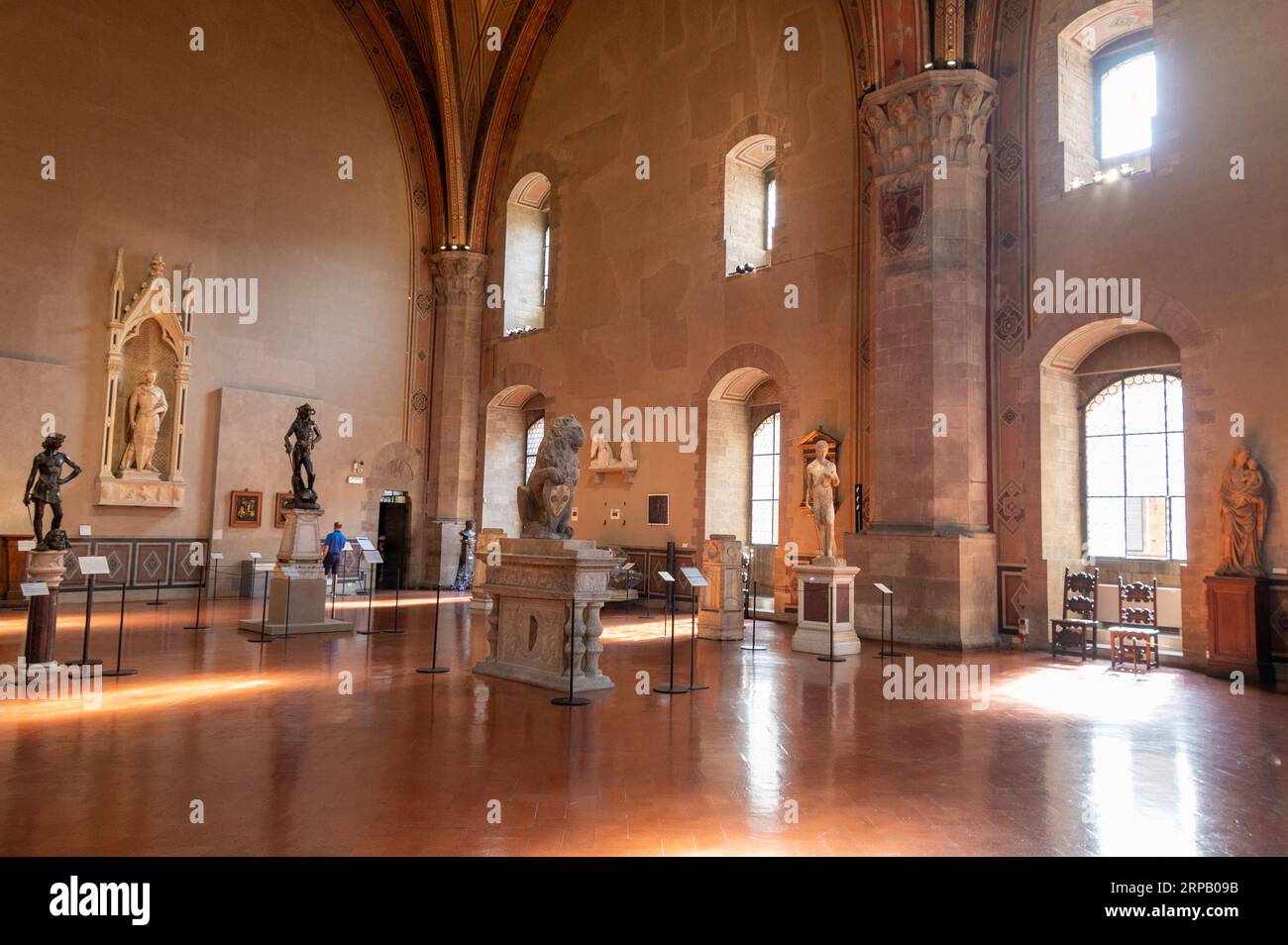 The Hall of Donatello in the Bargello Museum