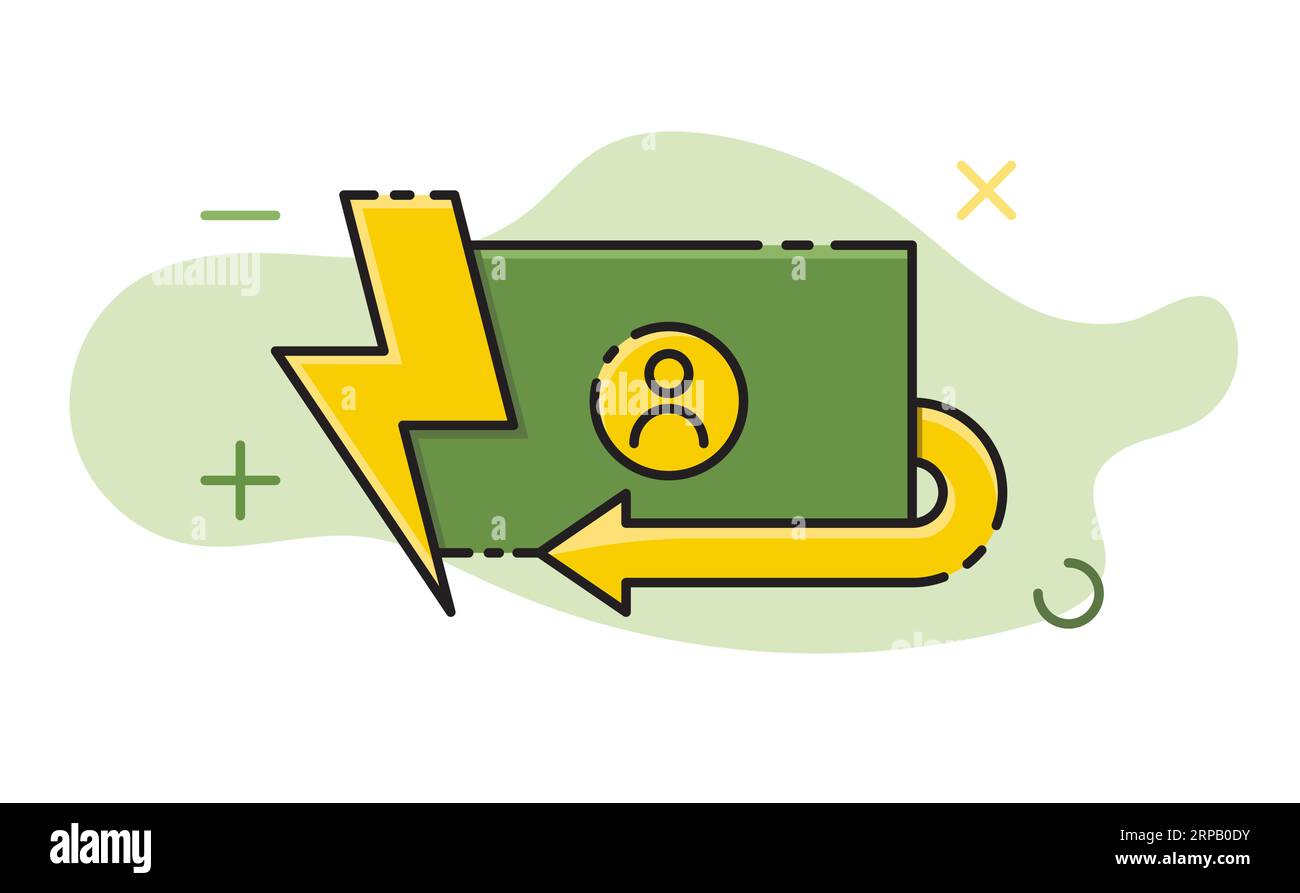 Cashback money saving reward service Stock Vector