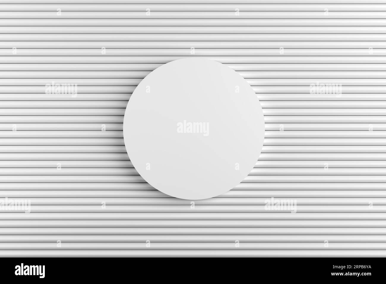 Podium or pedestal template with white abstract geometric shapes