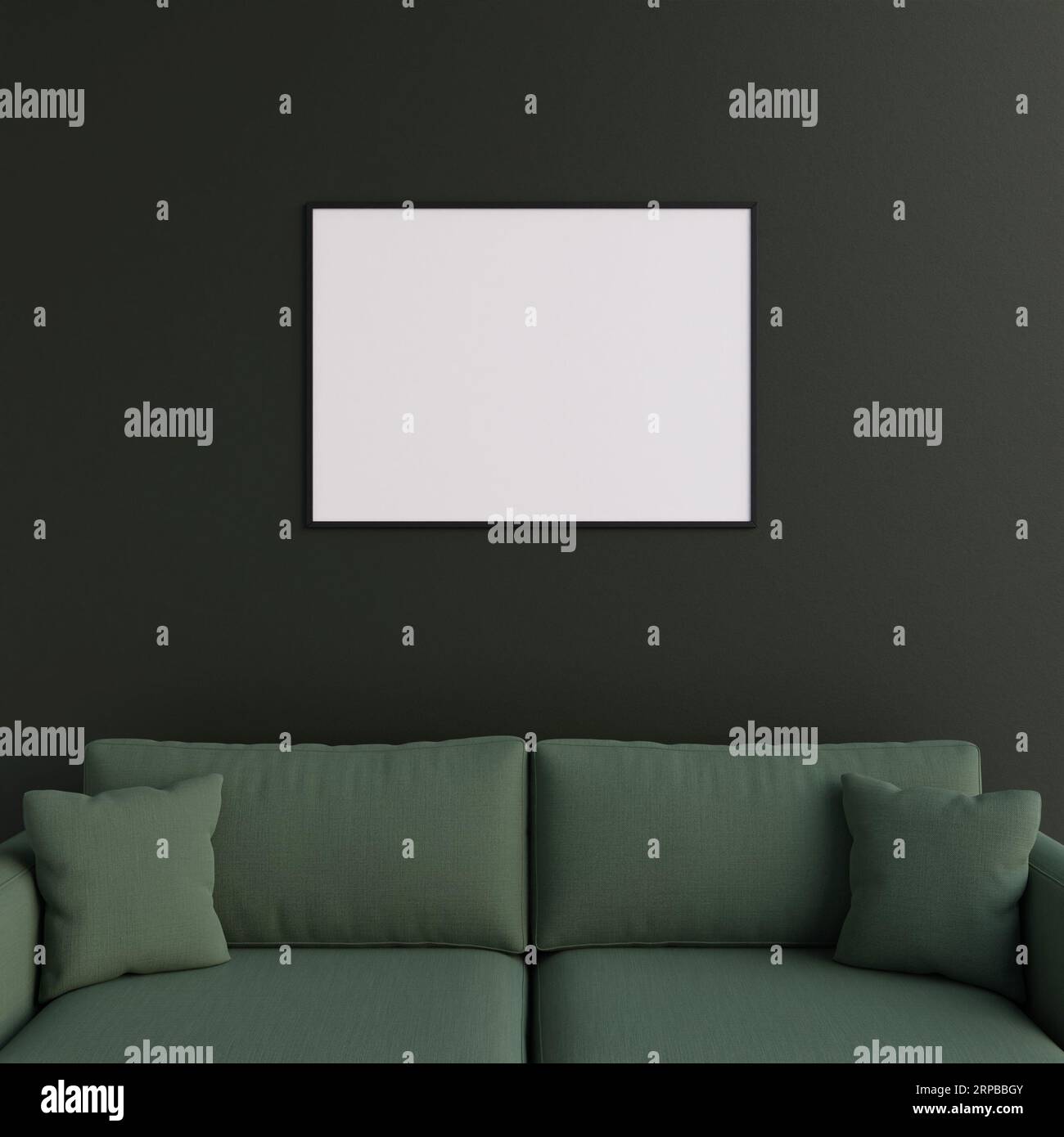 Photo inspiration: Visual Reference: Minimalist Landscape Black Poster Or Photo Frame In Modern Living