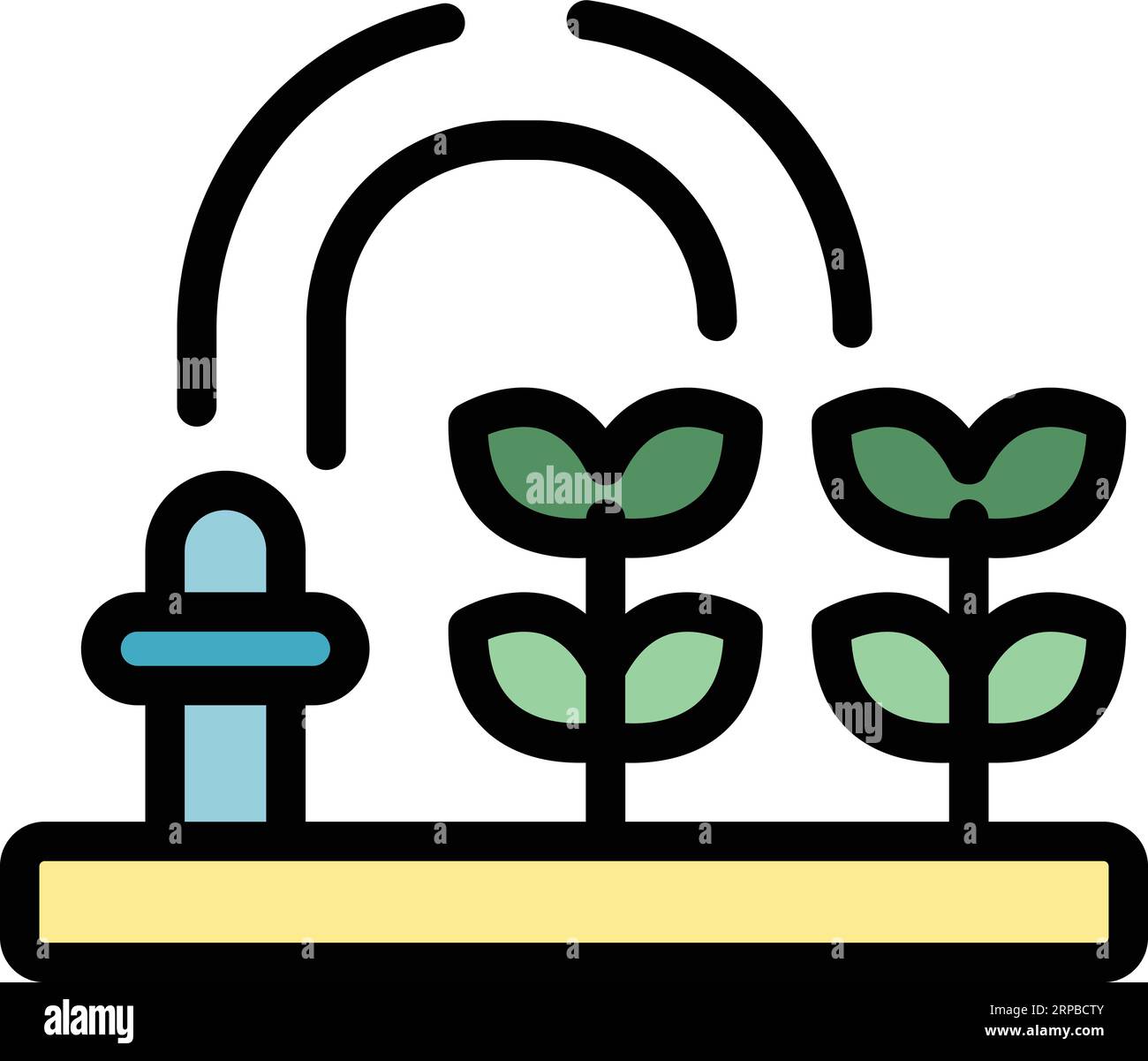Modern farm icon outline vector. Drone system. Digital future color ...