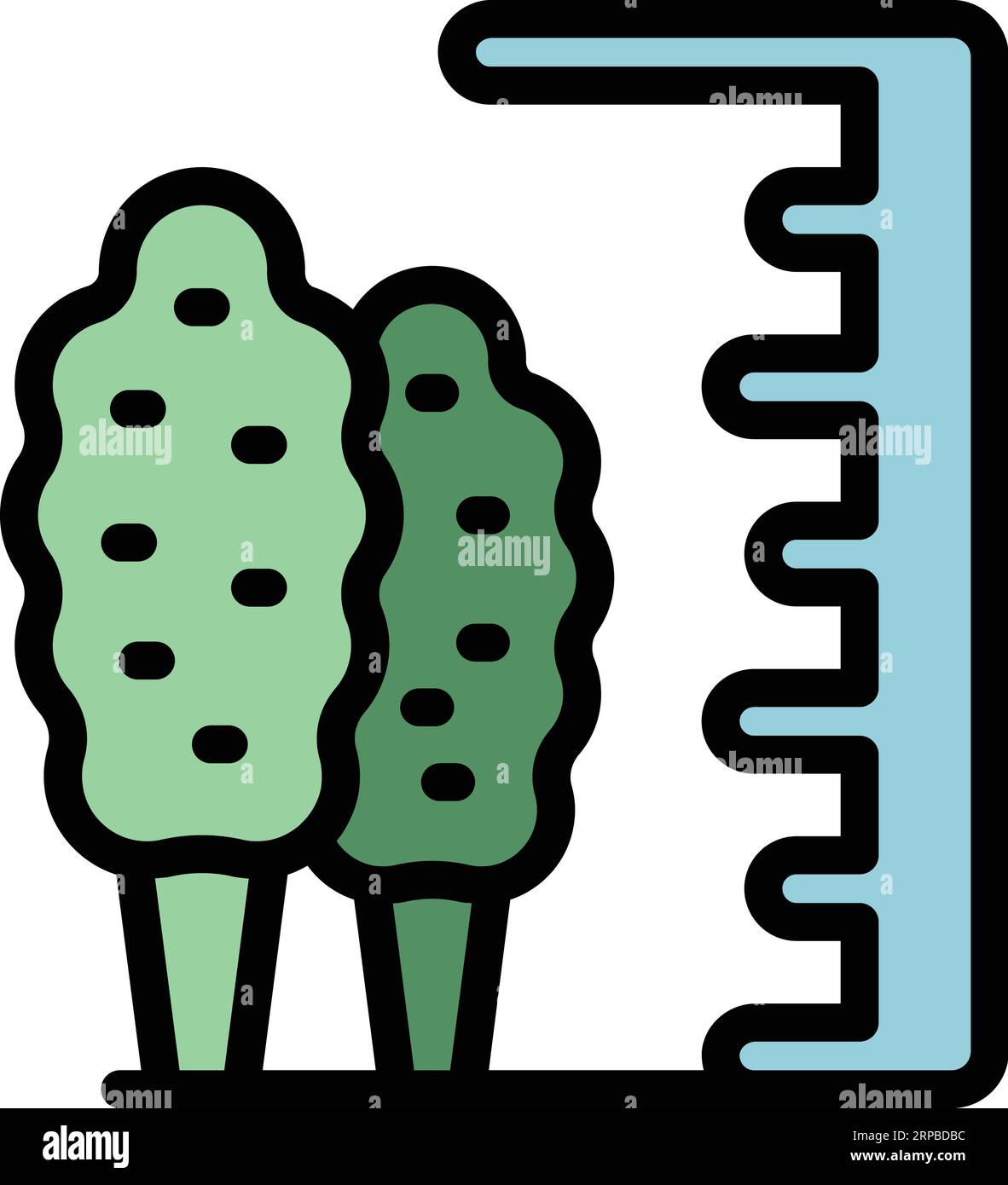 Grow plant control icon outline vector. Farmer farm. Digital future ...