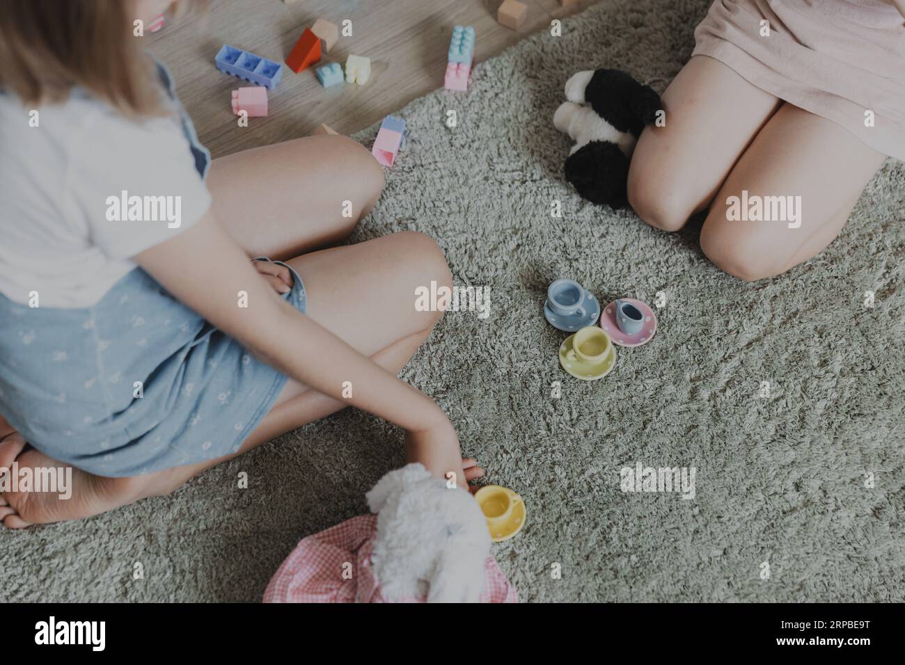 Children play house tea set hi-res stock photography and images - Alamy