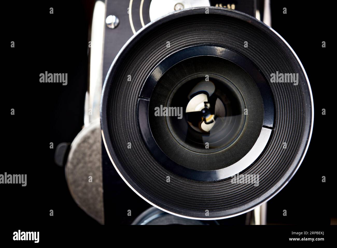 Retro film movie camera lenses Stock Photo Alamy