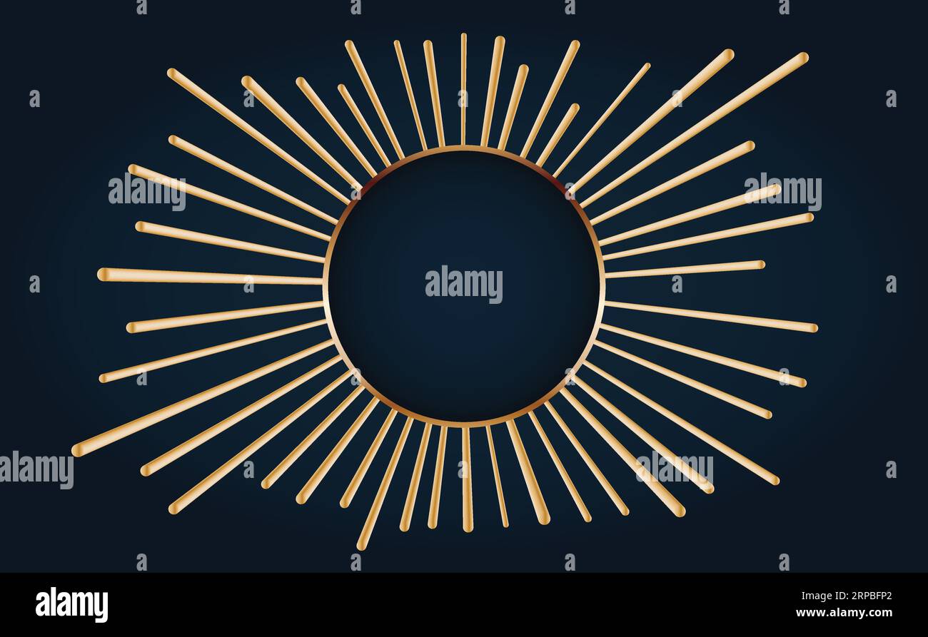 Luxury explosion golden frame background Stock Vector Image & Art - Alamy