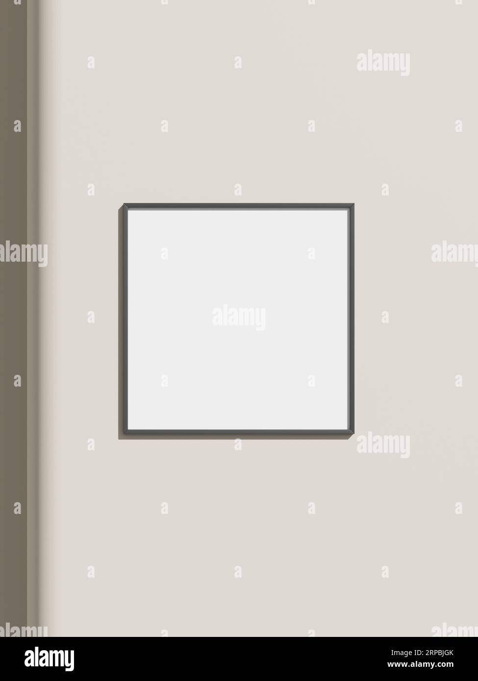 Black picture frame render hi-res stock photography and images - Alamy